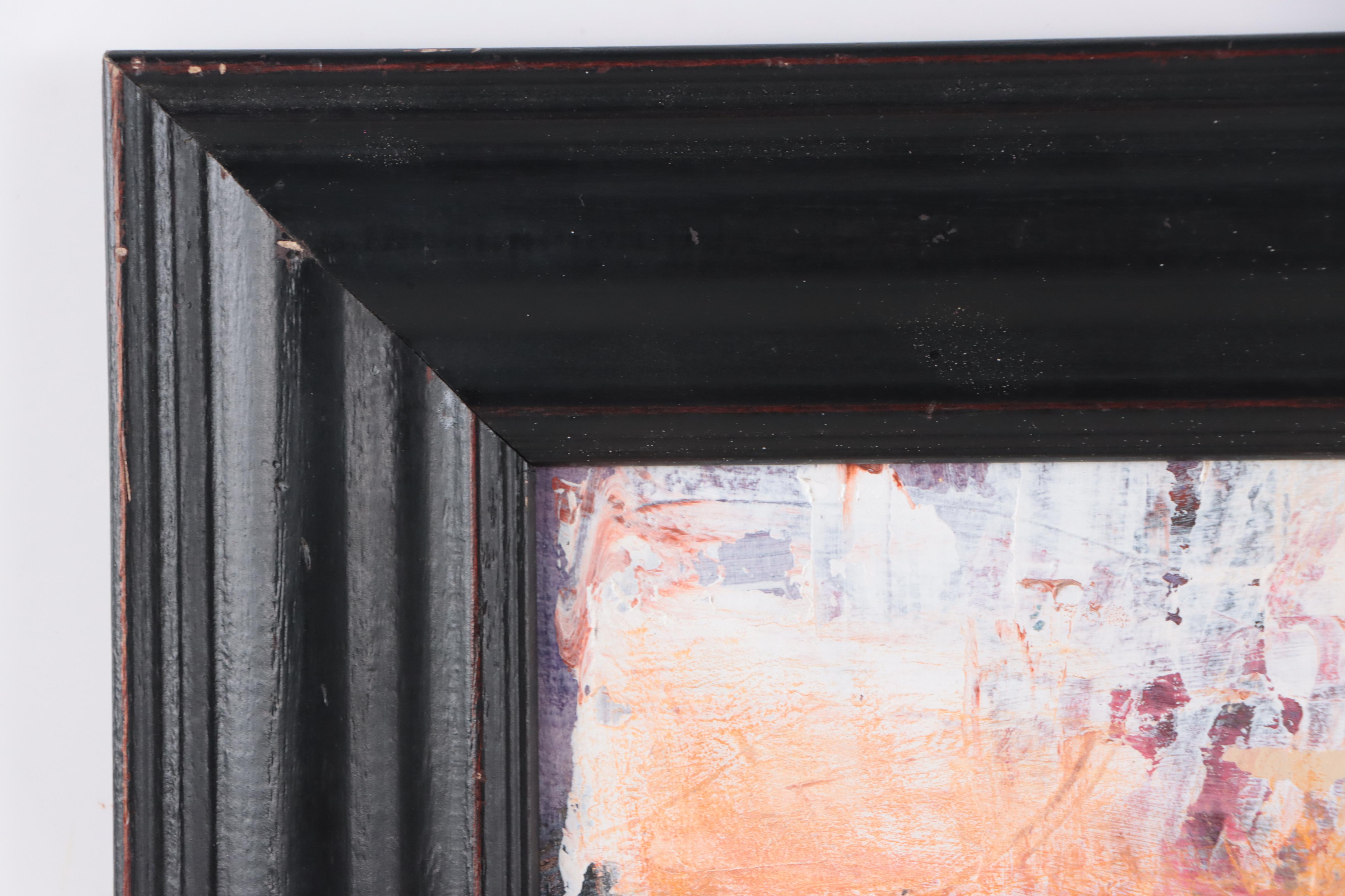 Jim Andrews Abstract Acrylic Painting "Reflection I," 1981