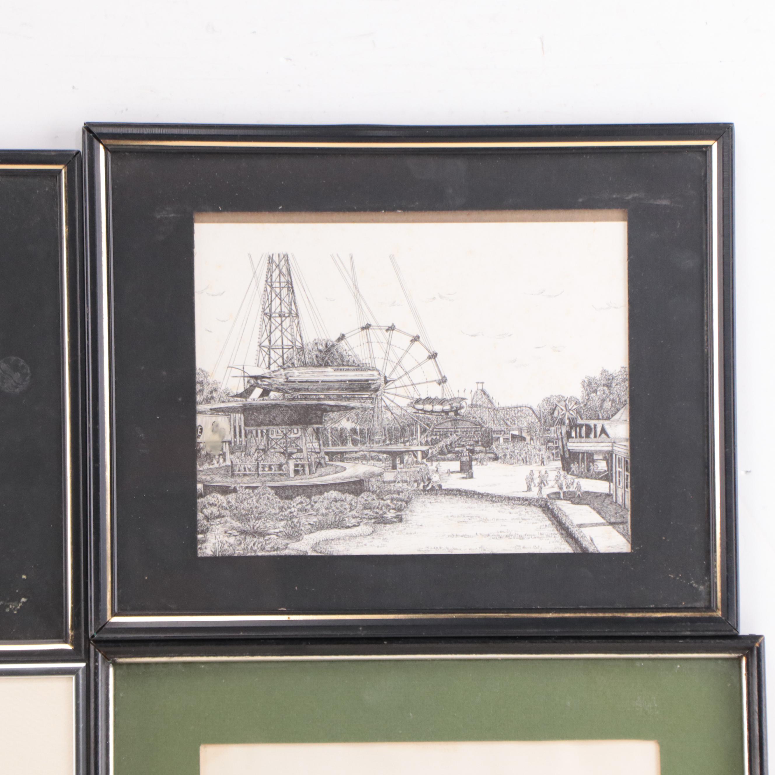 Lithographs and Halftones of Cincinnati City Scenes