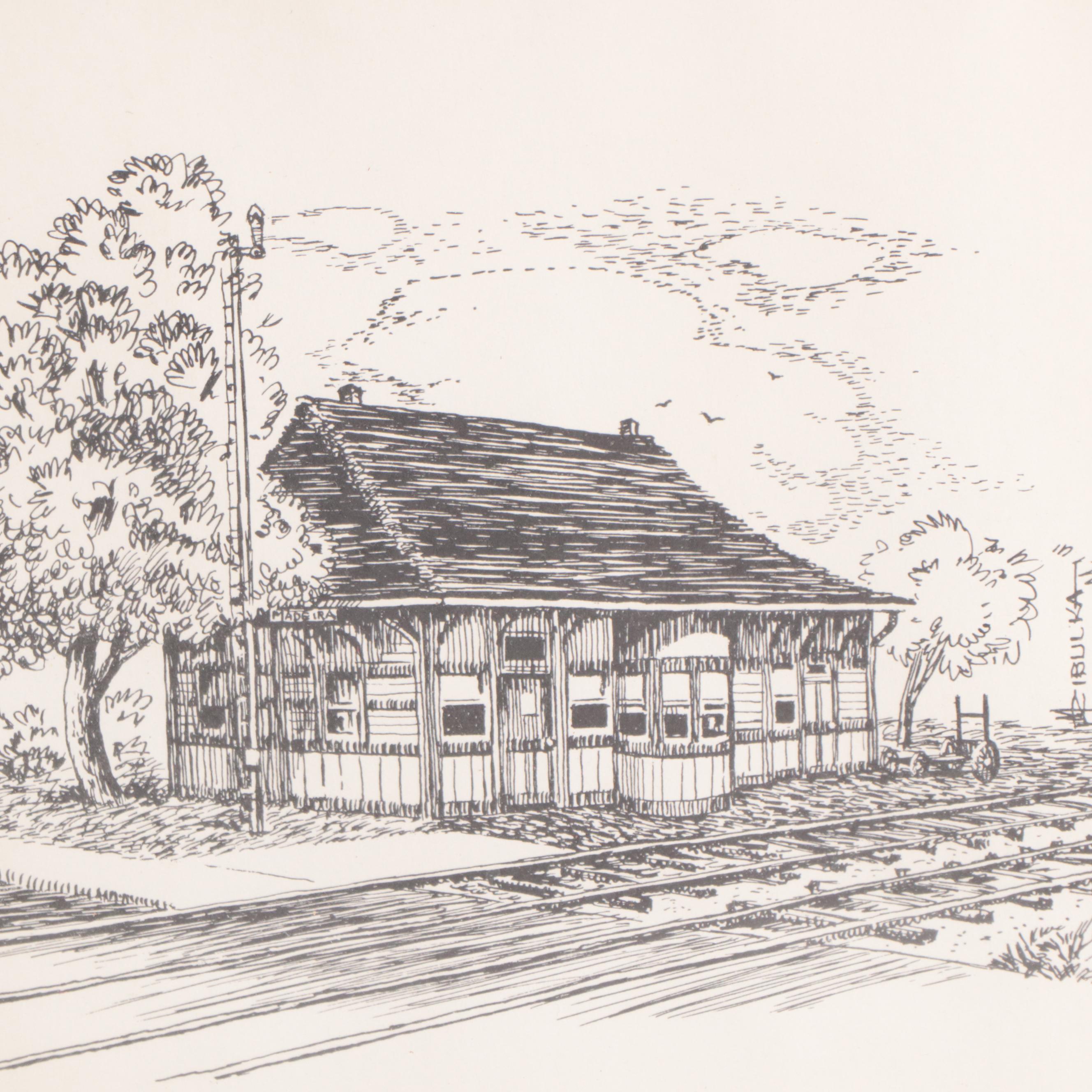 Lithographs and Halftones of Cincinnati City Scenes