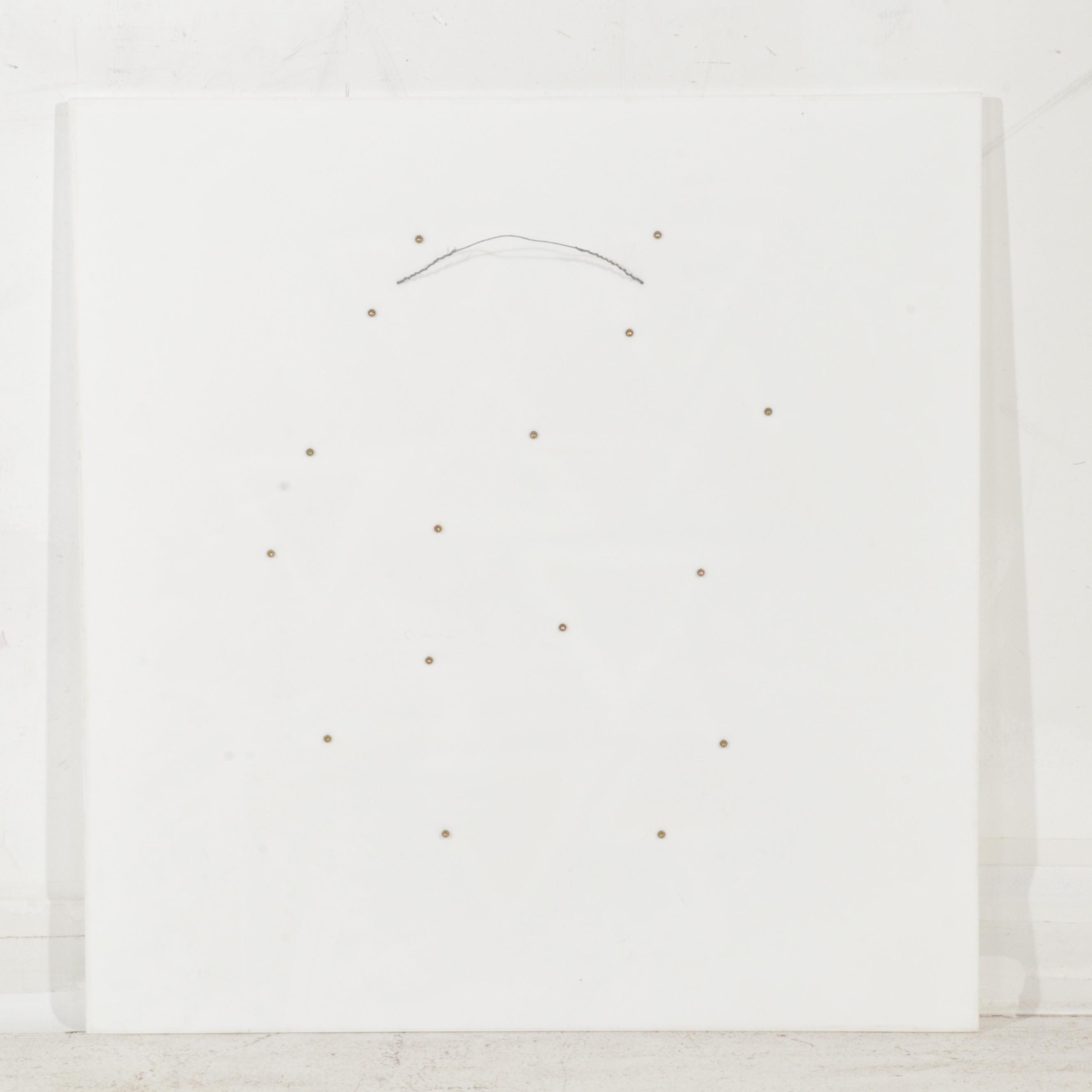 deSanto Op Art Acrylic Painting Assemblage, 2023