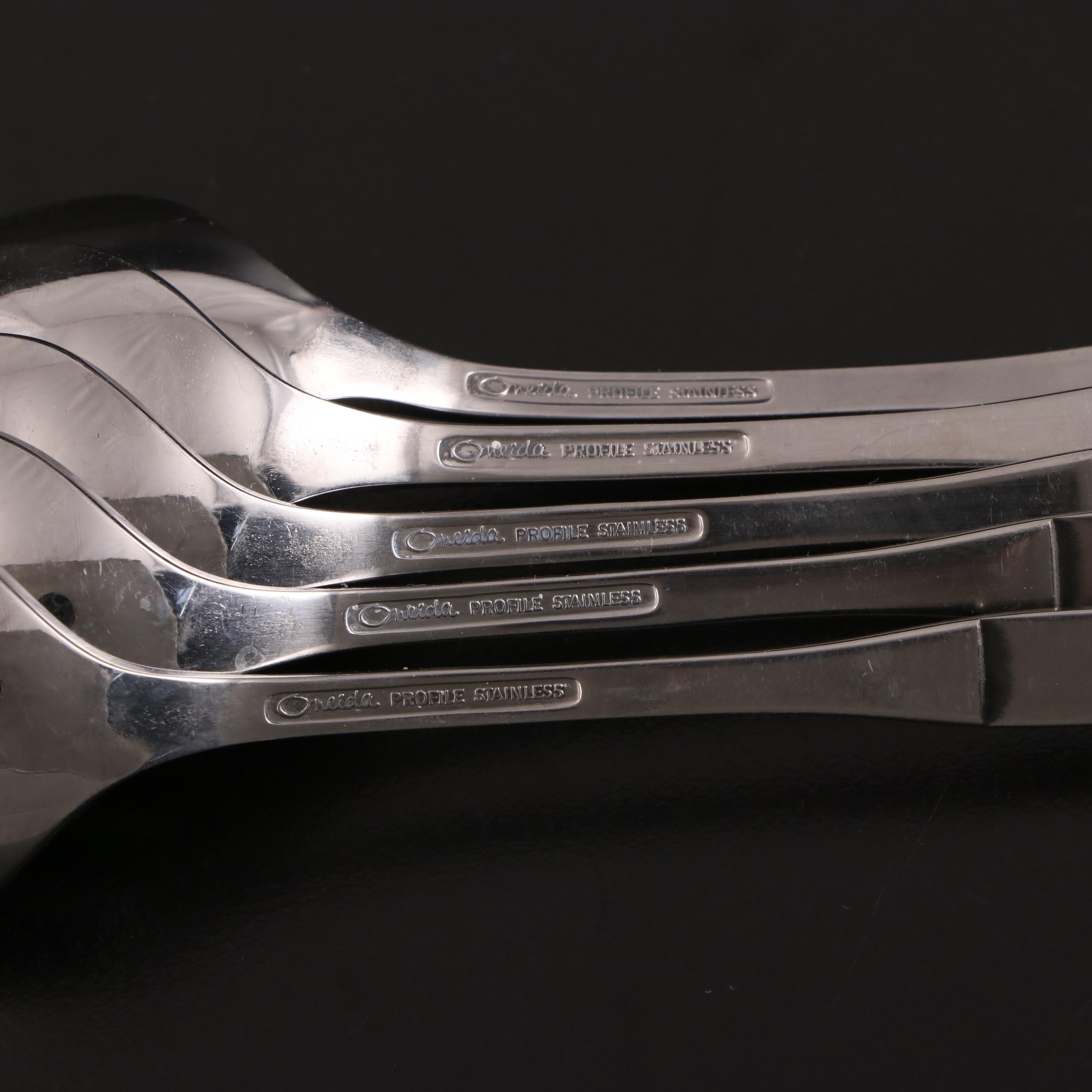 Oneida Profile "Phoenix" Stainless Steel Flatware and Serving Utensils