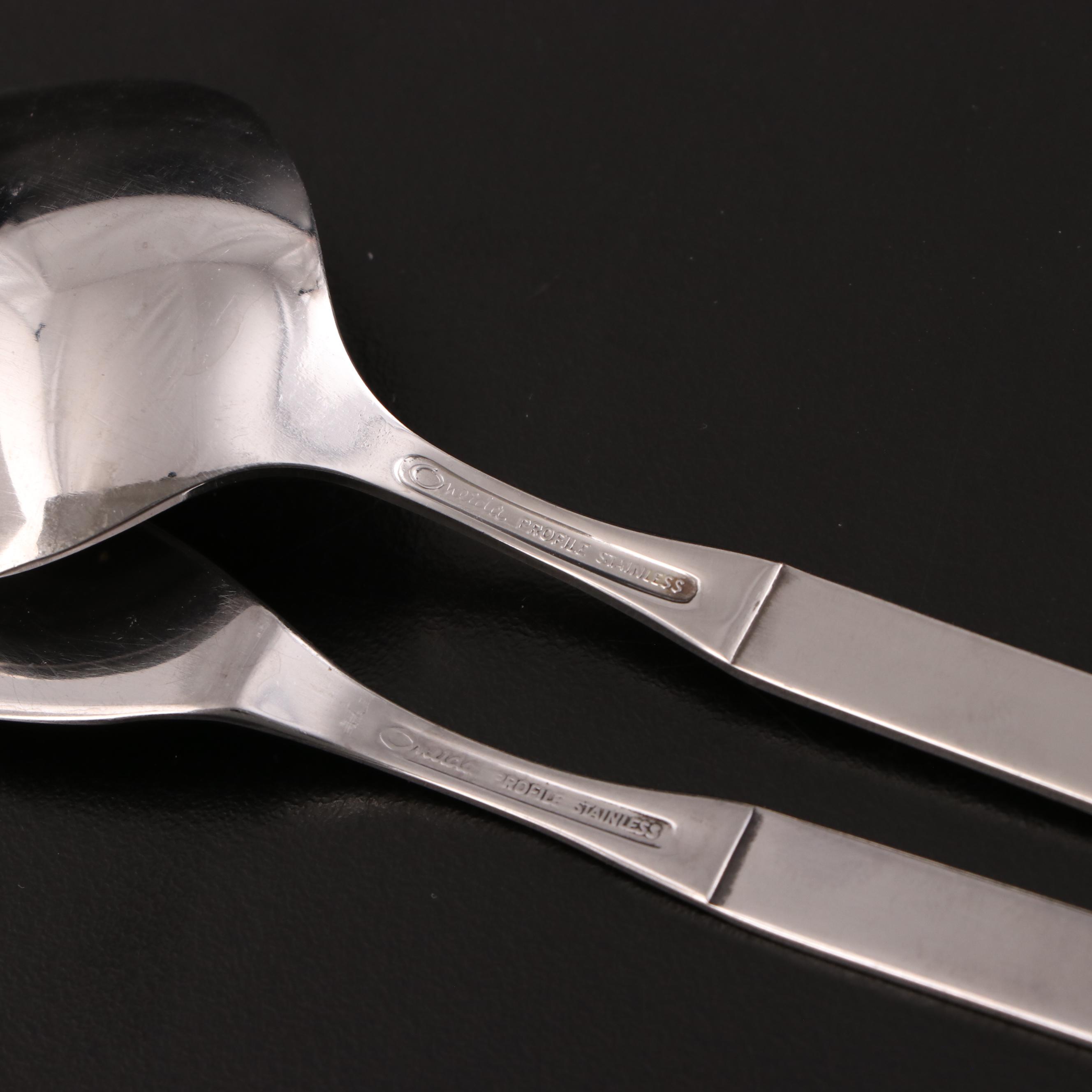 Oneida Profile "Phoenix" Stainless Steel Flatware and Serving Utensils