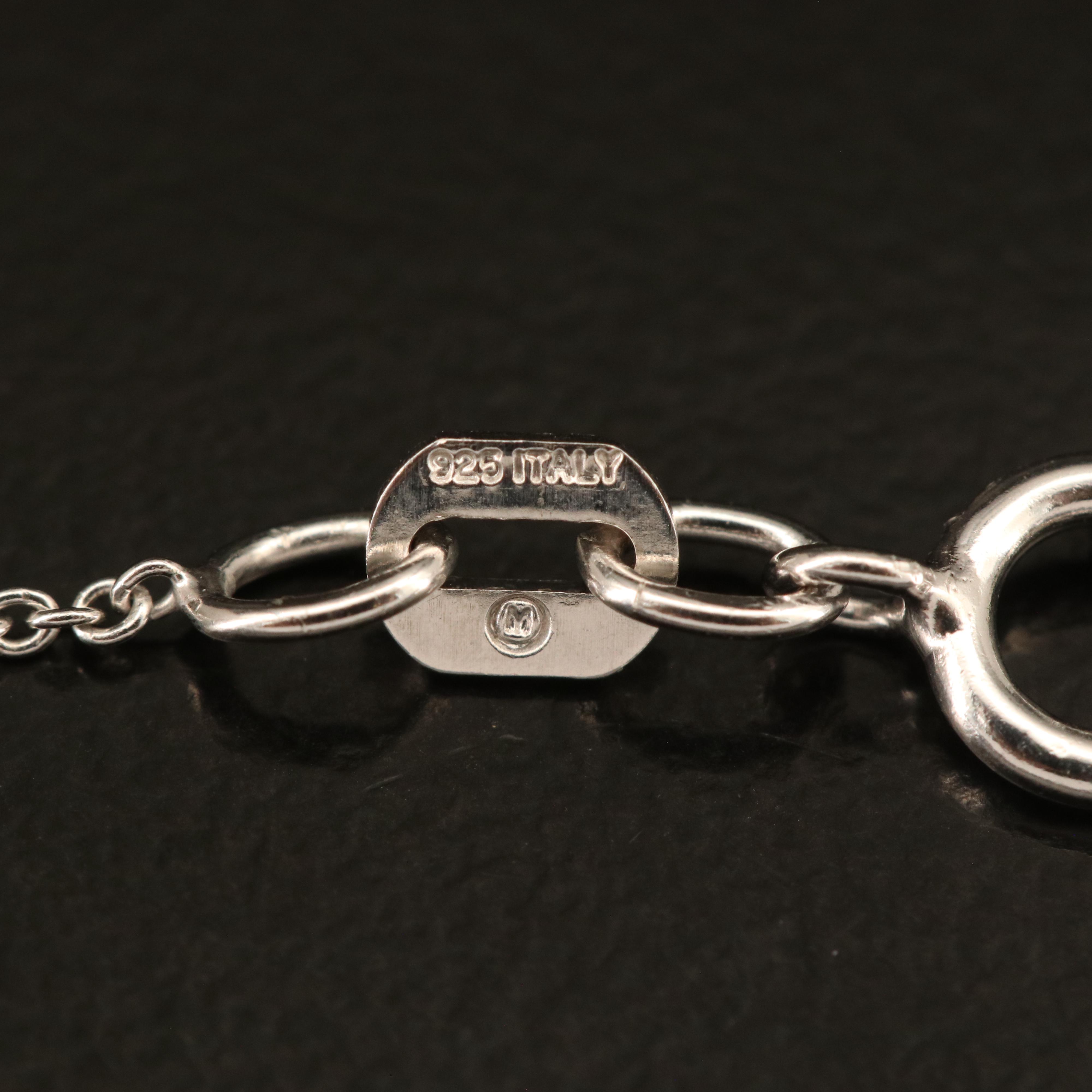 Sterling Ruby and Sapphire Heart Pendant Necklace