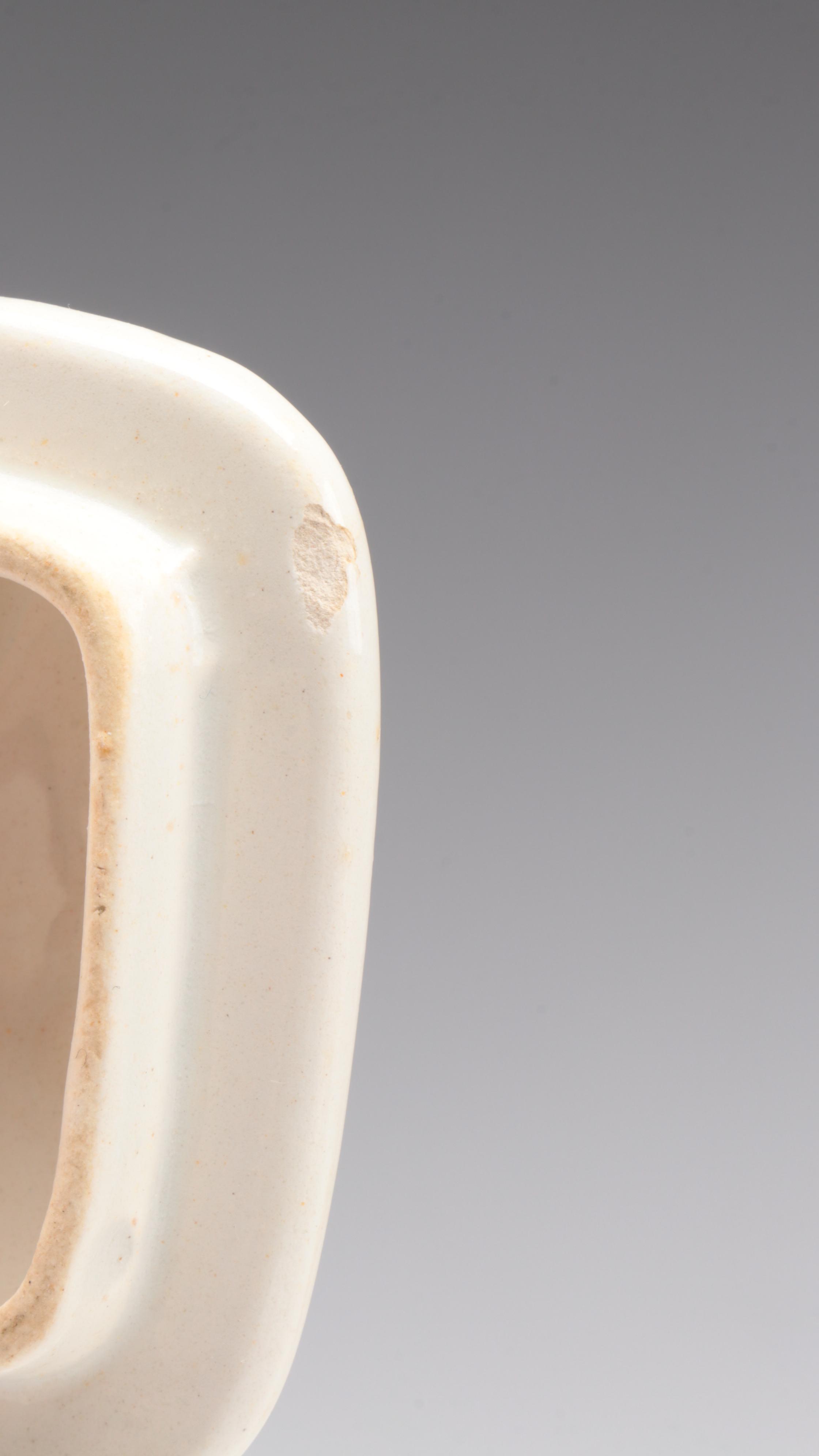 Czechoslovakian Delft Style Ceramic Salt Box and Spice Canisters