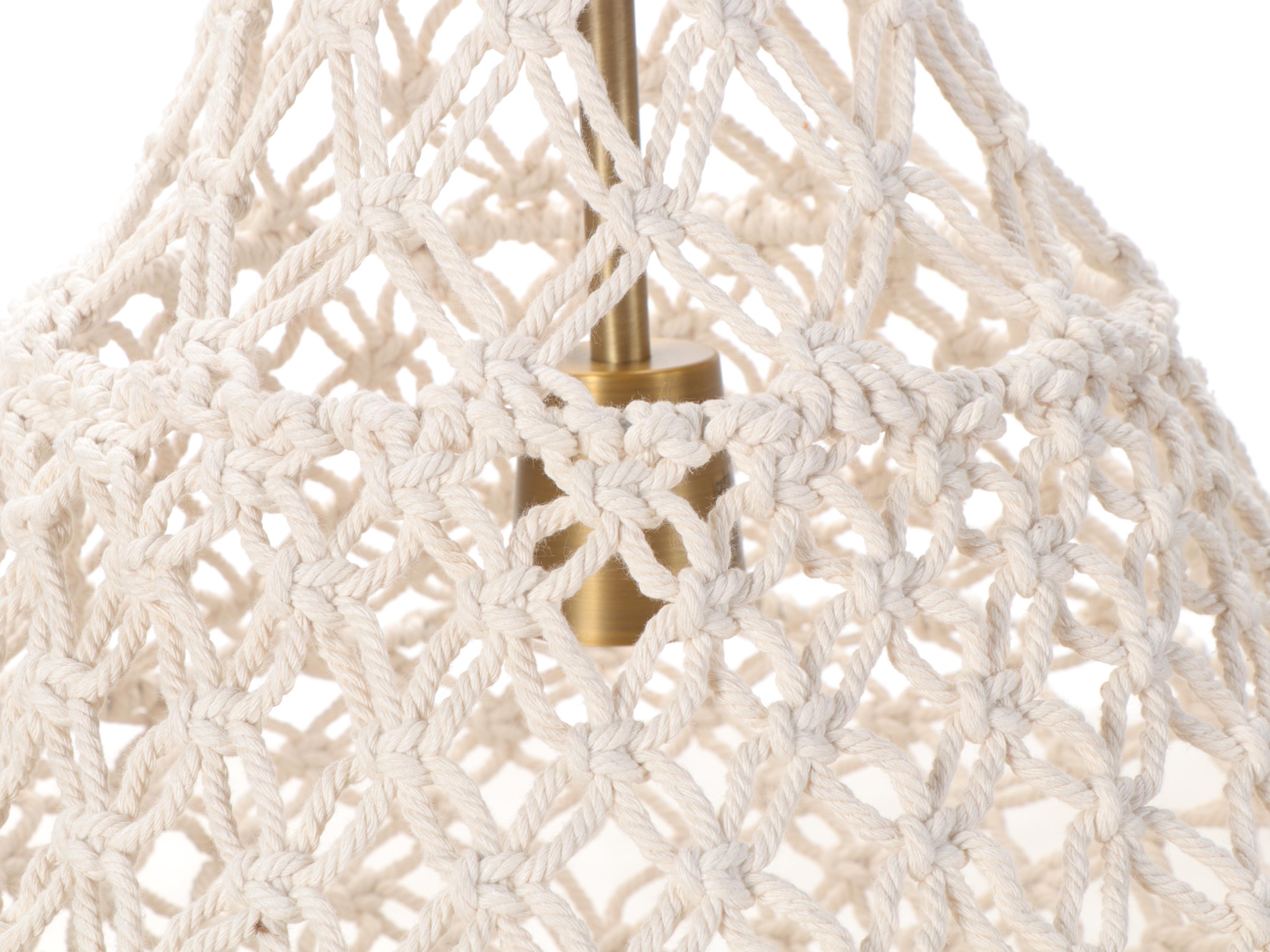 Opalhouse with Jungalow Moroccan Style Rope Hanging Pendant Light