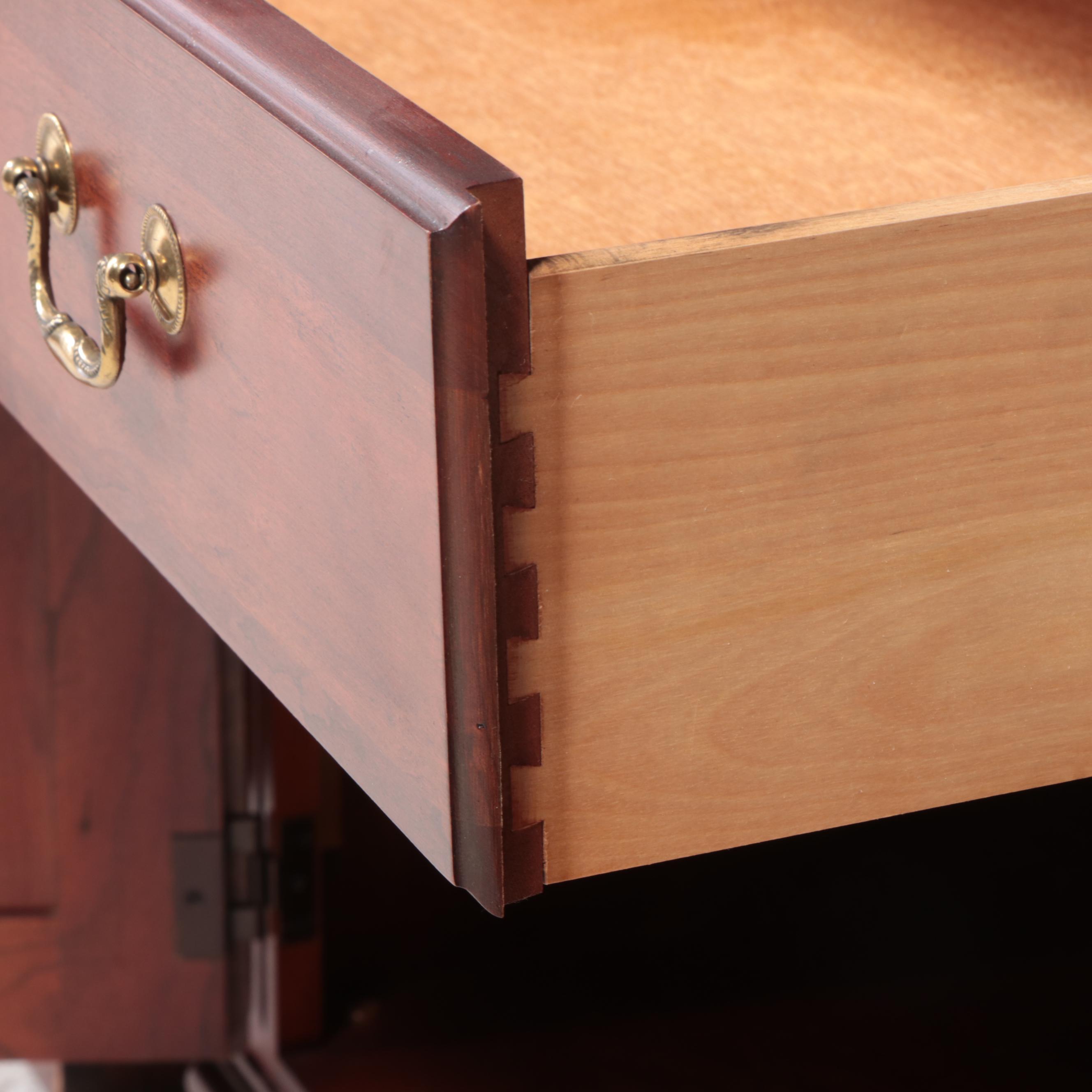 Pennsylvania House Pair of Wall Unit Bookcase Cabinets in Cherry Finish