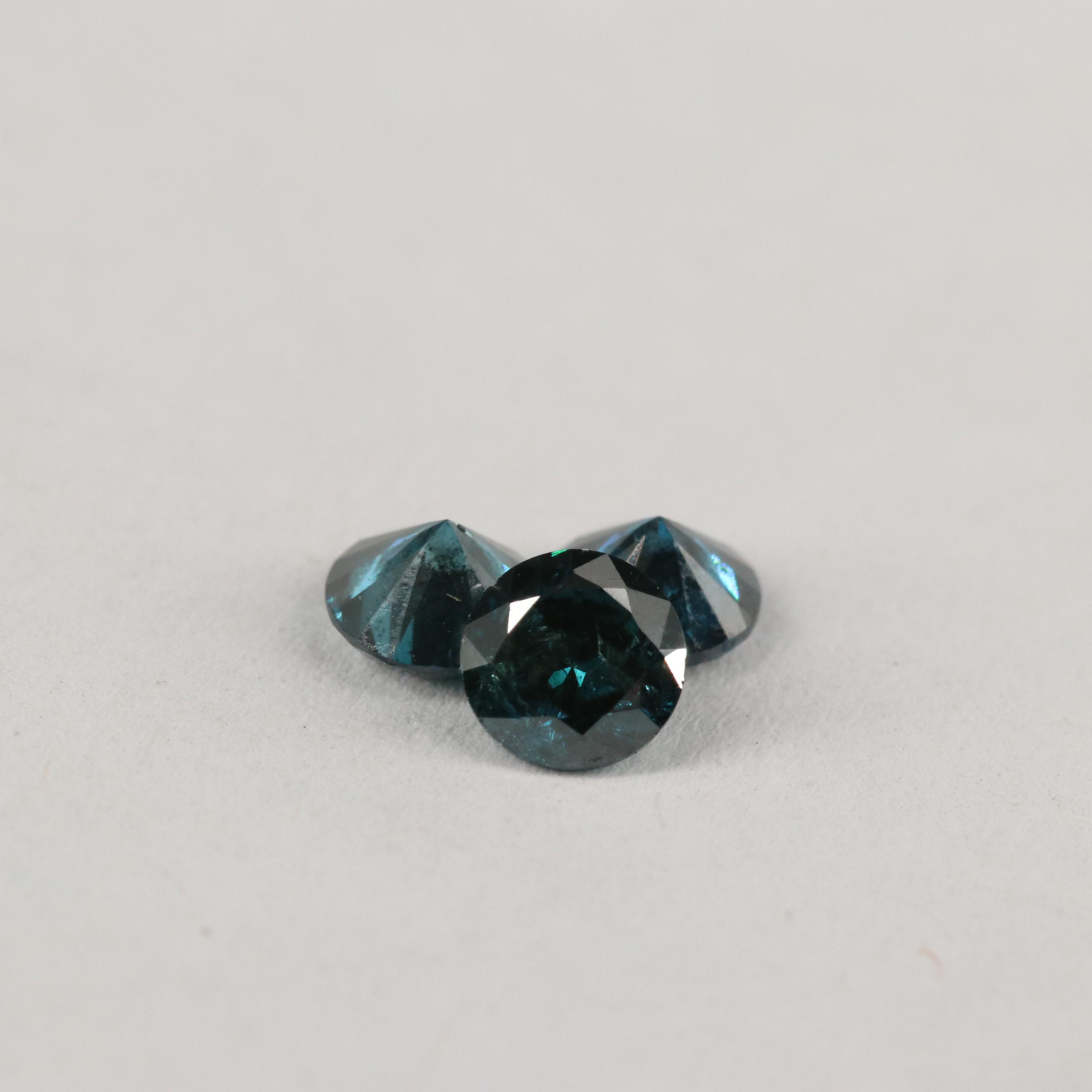 Loose 1.05 CTW Blue Diamond