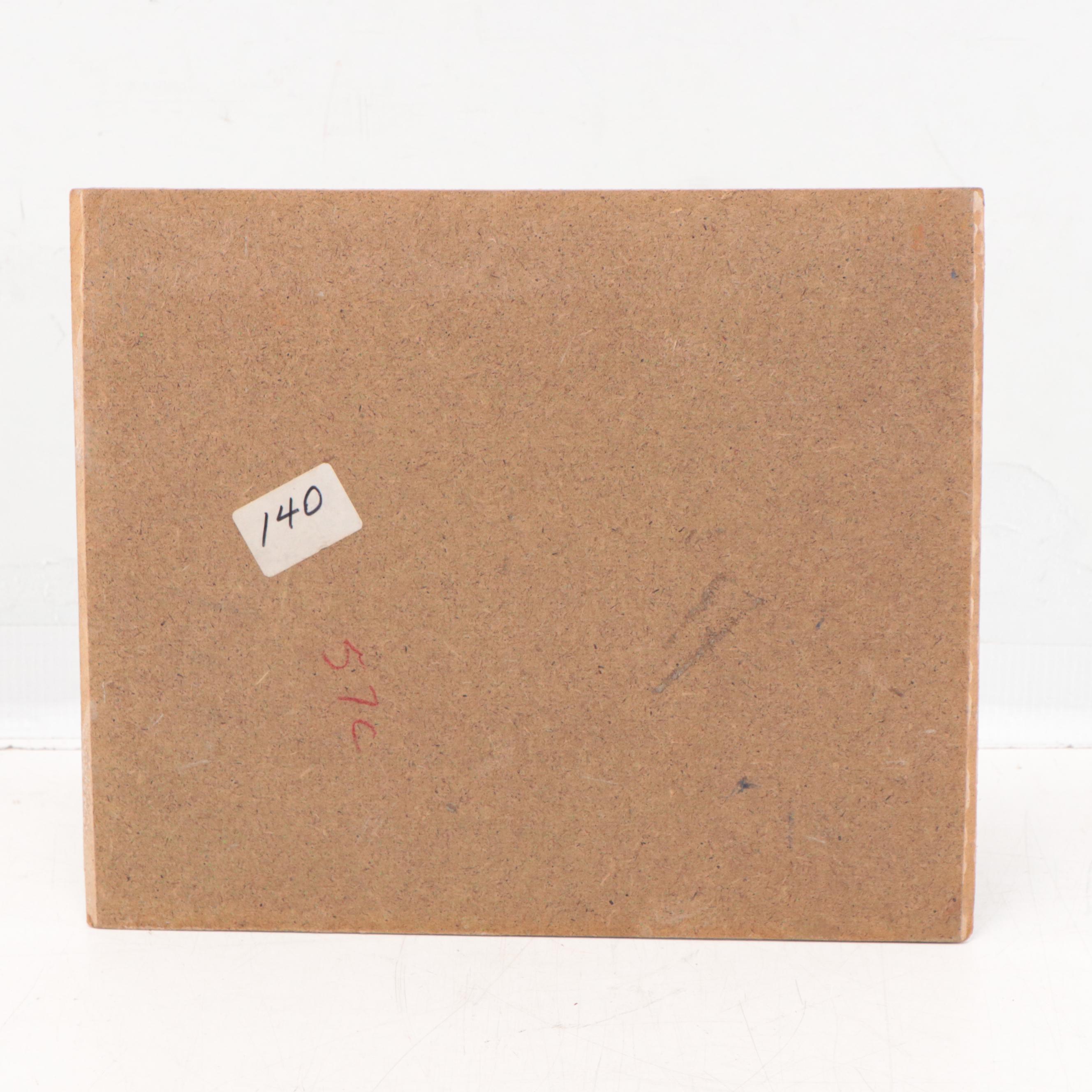 Alla Prima Winter Landscape Oil Painting