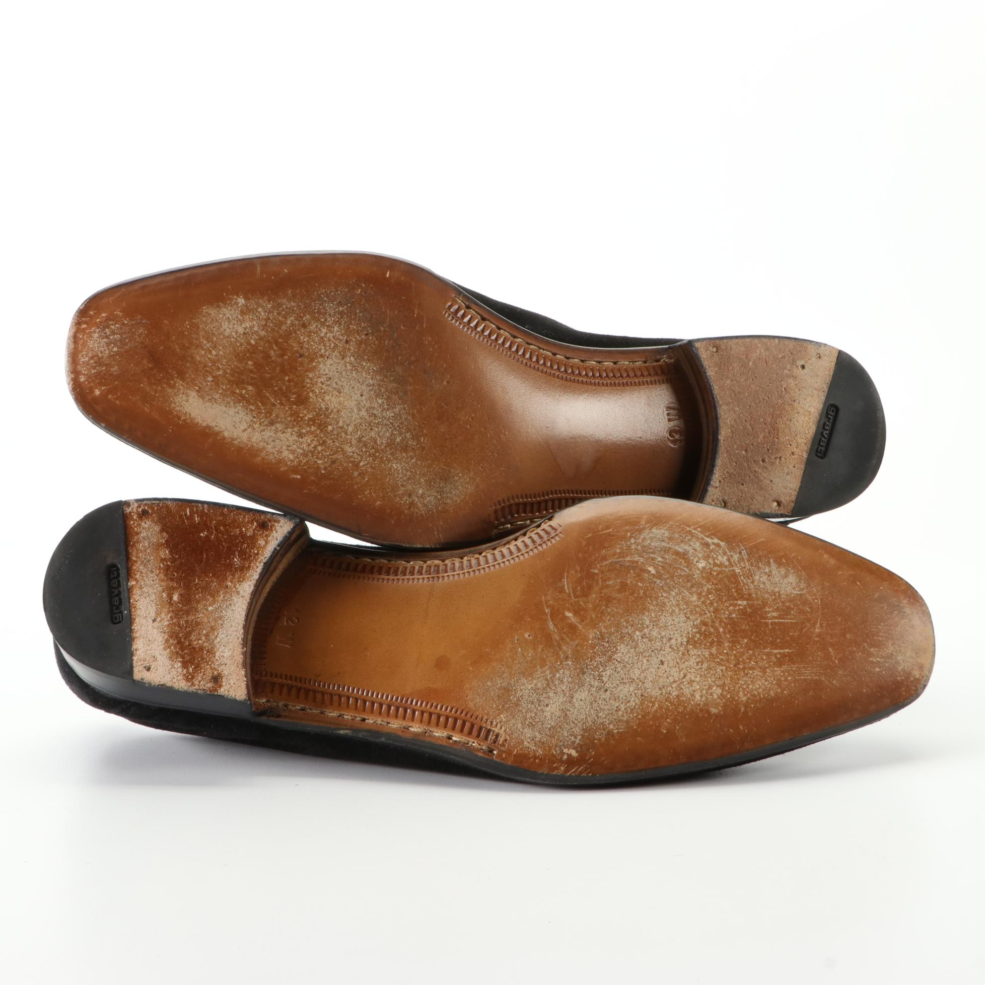 Men's Gravati Dress Slip-On Shoes in Suede and Leather