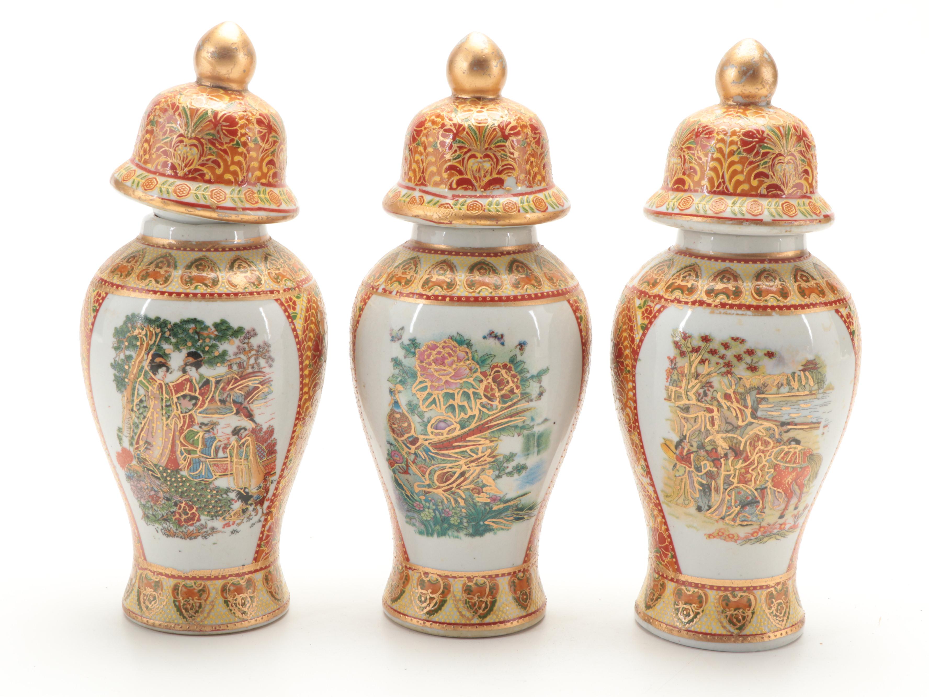 Chinese Porcelain Ginger Jars