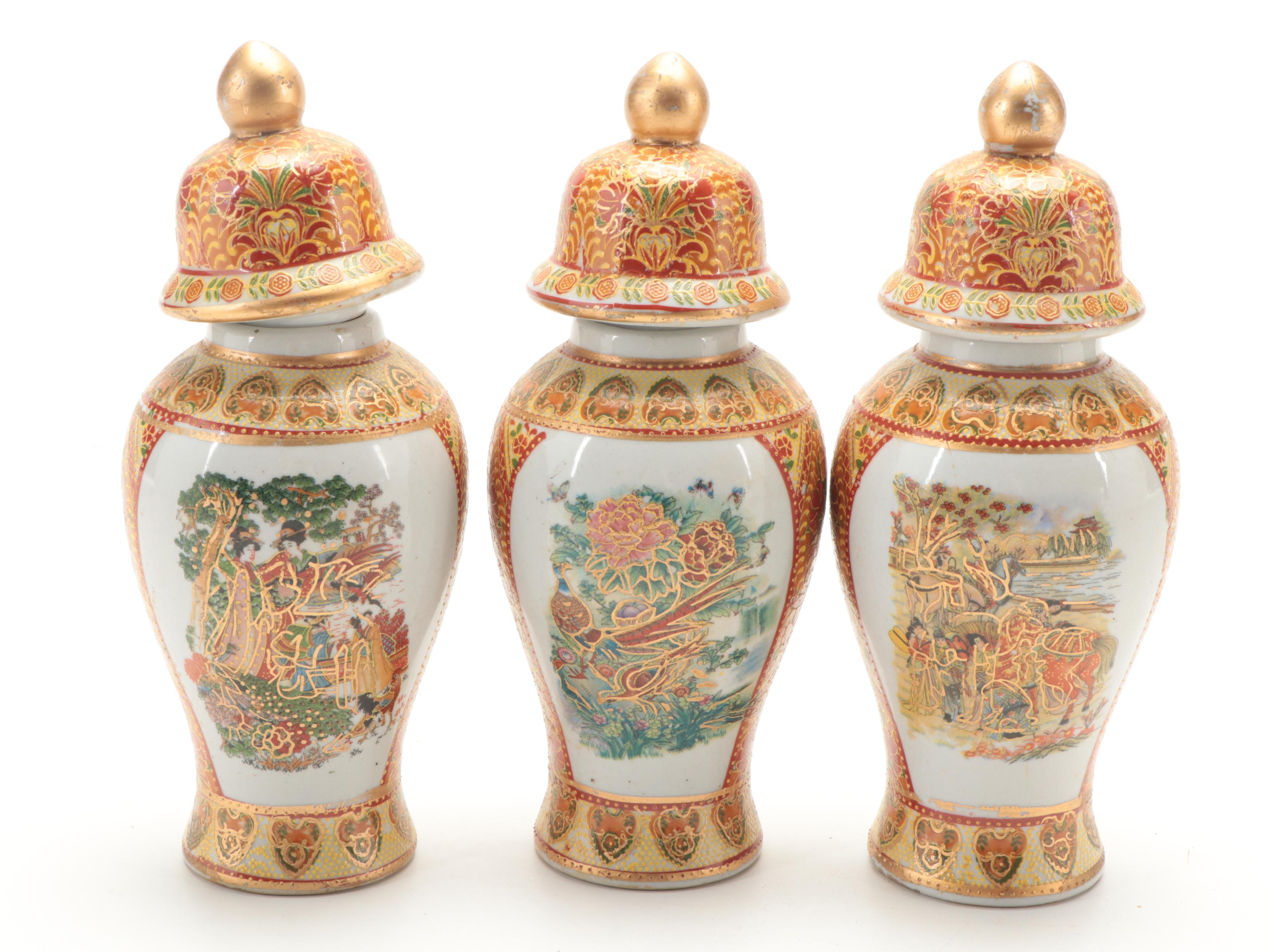 Chinese Porcelain Ginger Jars