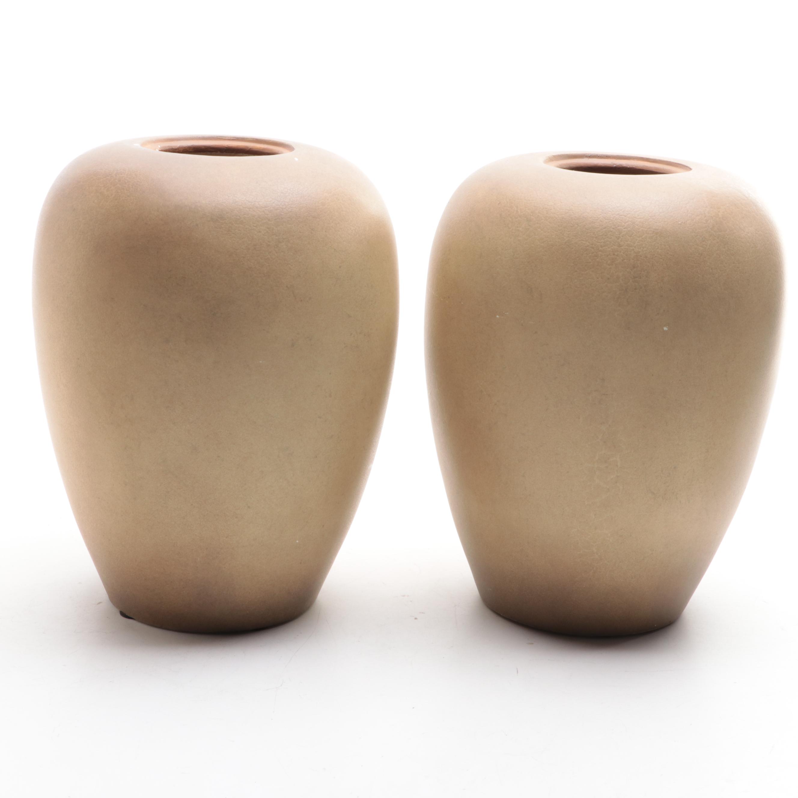 Sinöus Ceramic Vases with Finials by Lam Lee