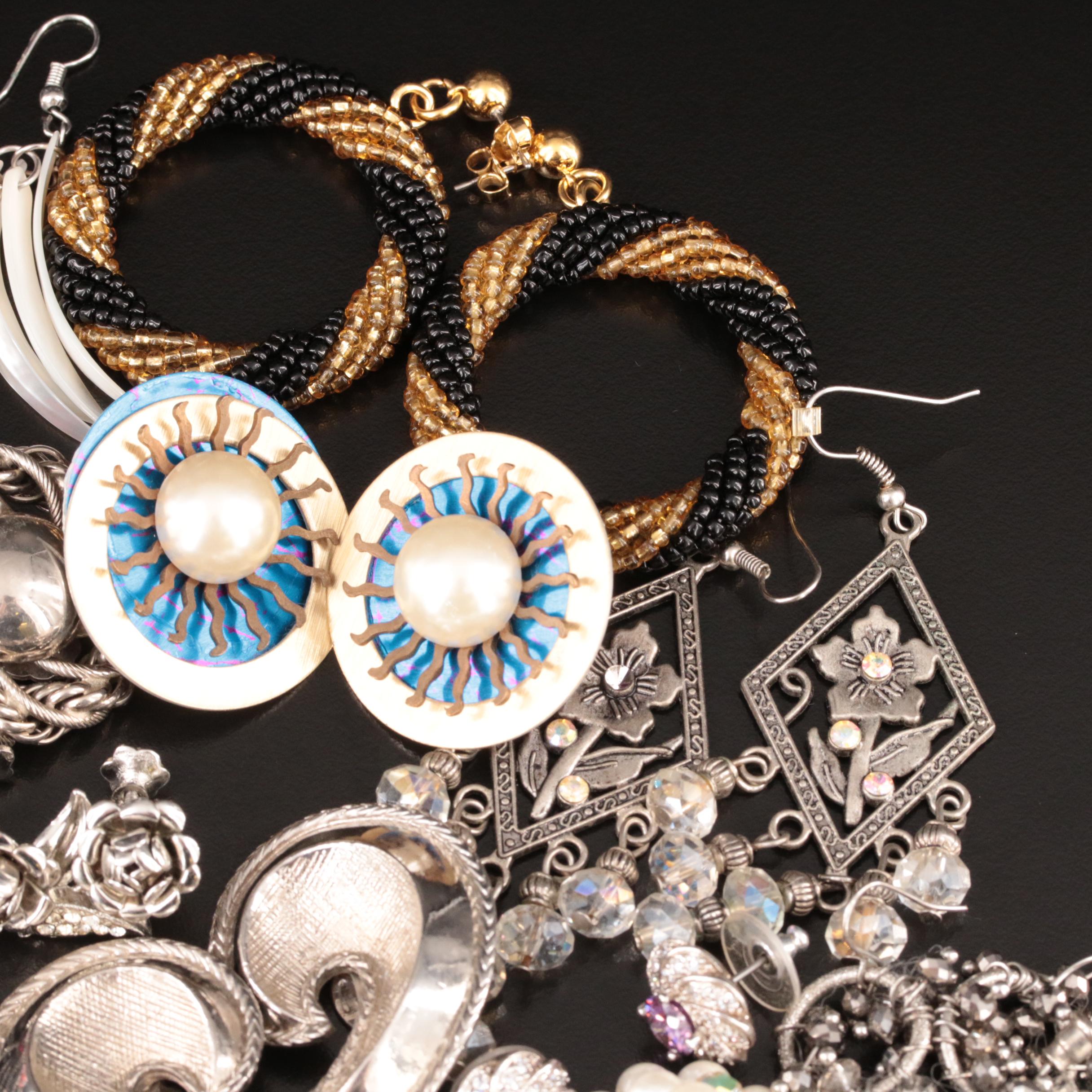 Swarovski Featured in Earring Collection