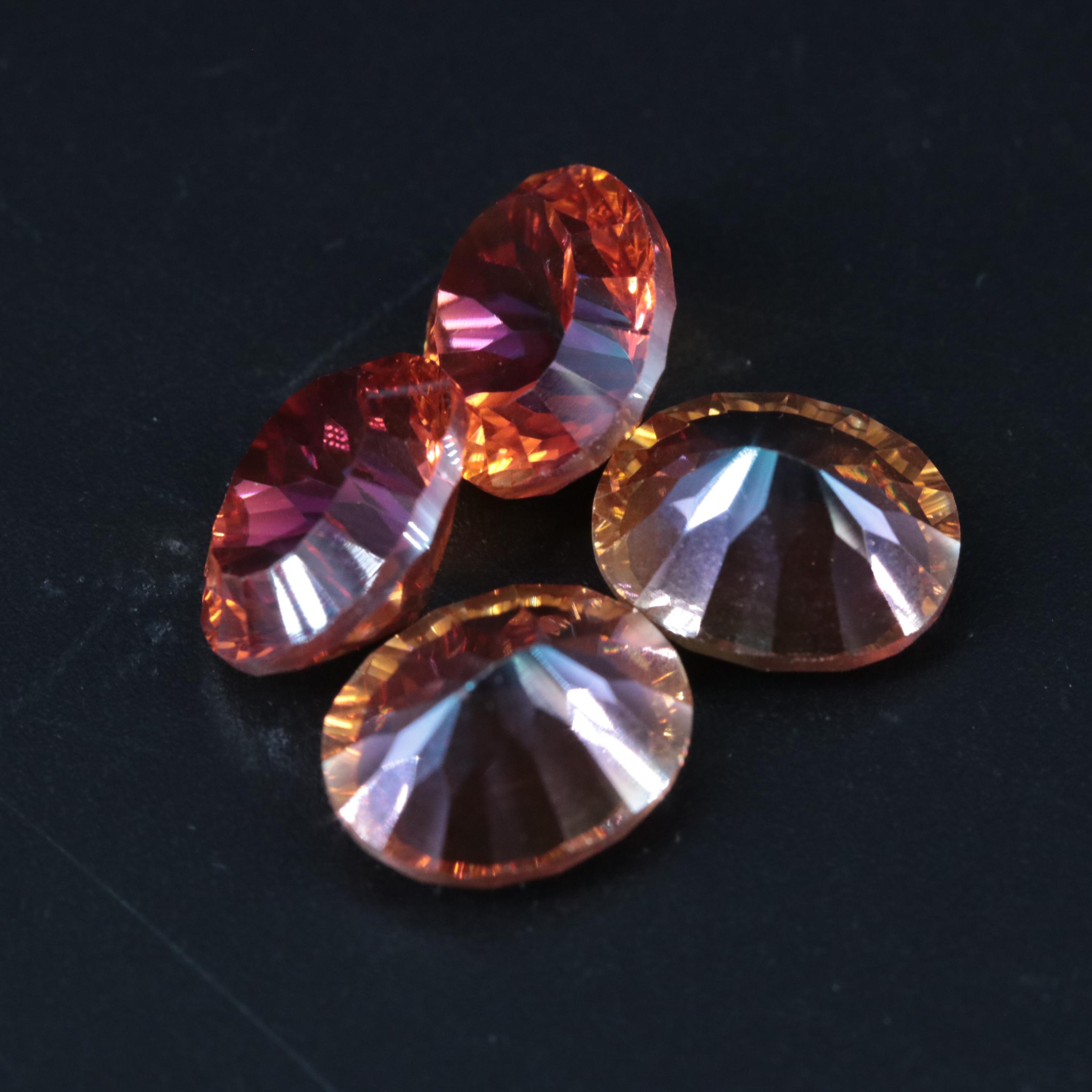 Loose 18.53 CTW Orange Quartz