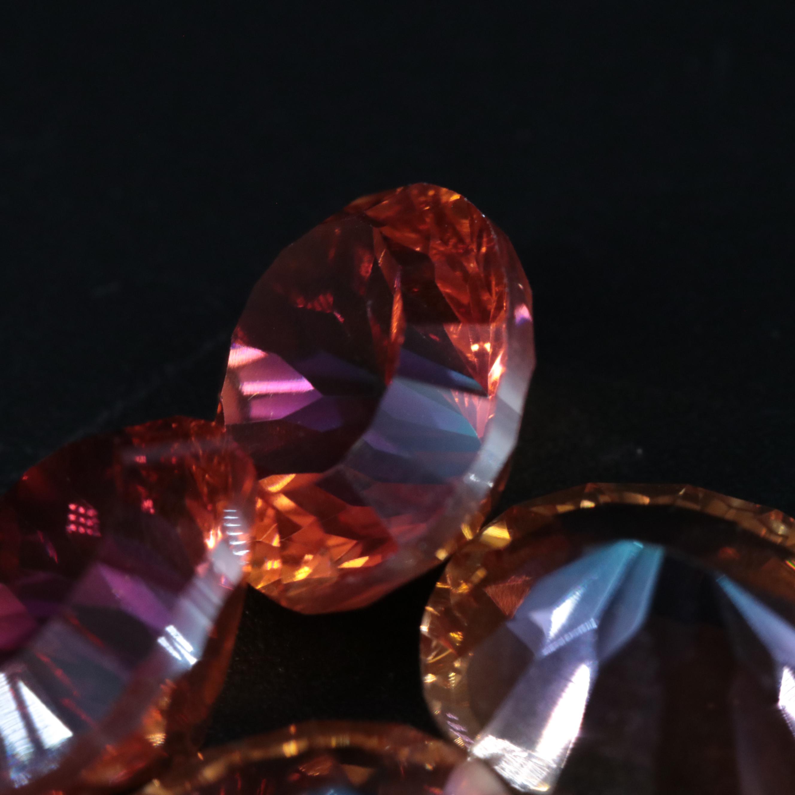 Loose 18.53 CTW Orange Quartz