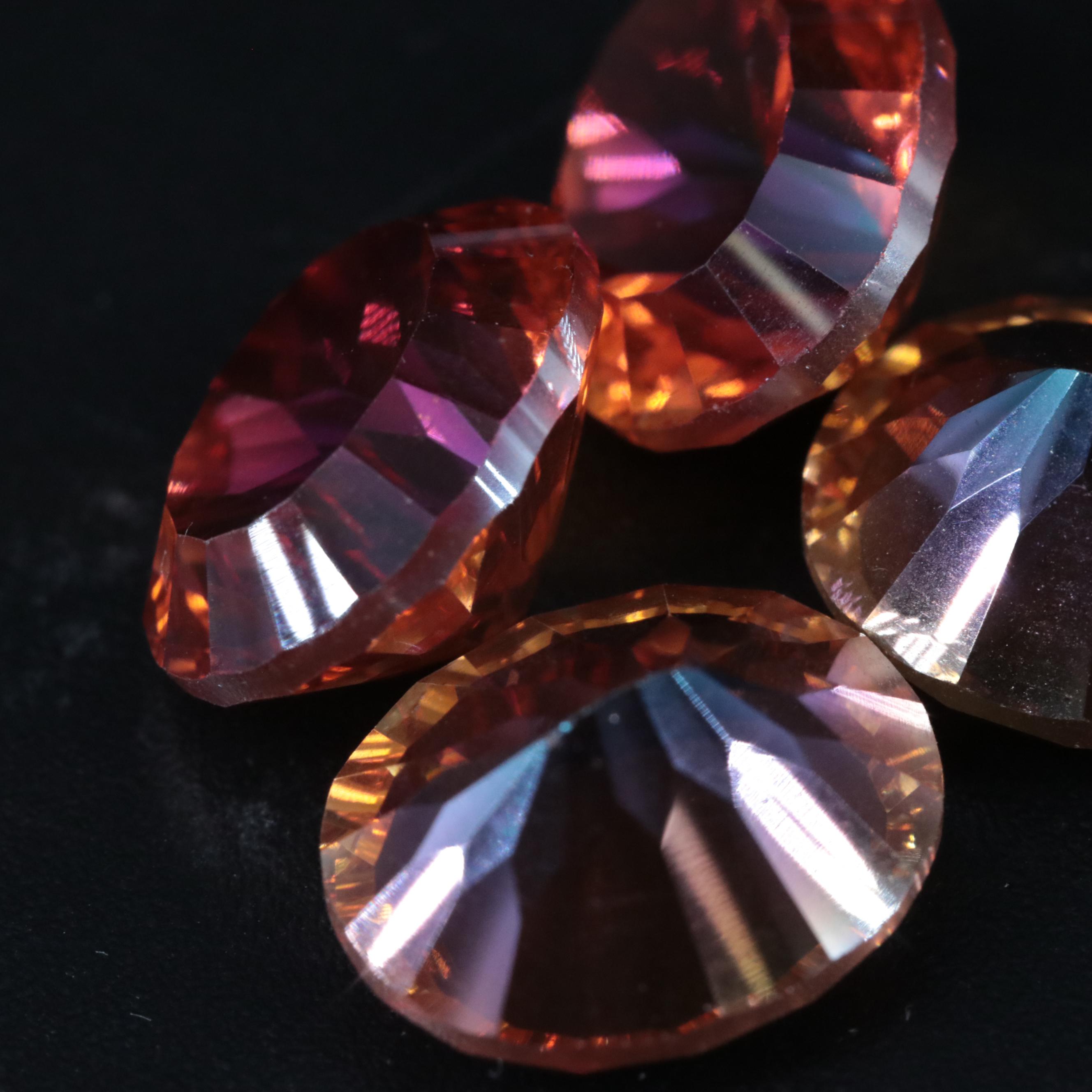 Loose 18.53 CTW Orange Quartz