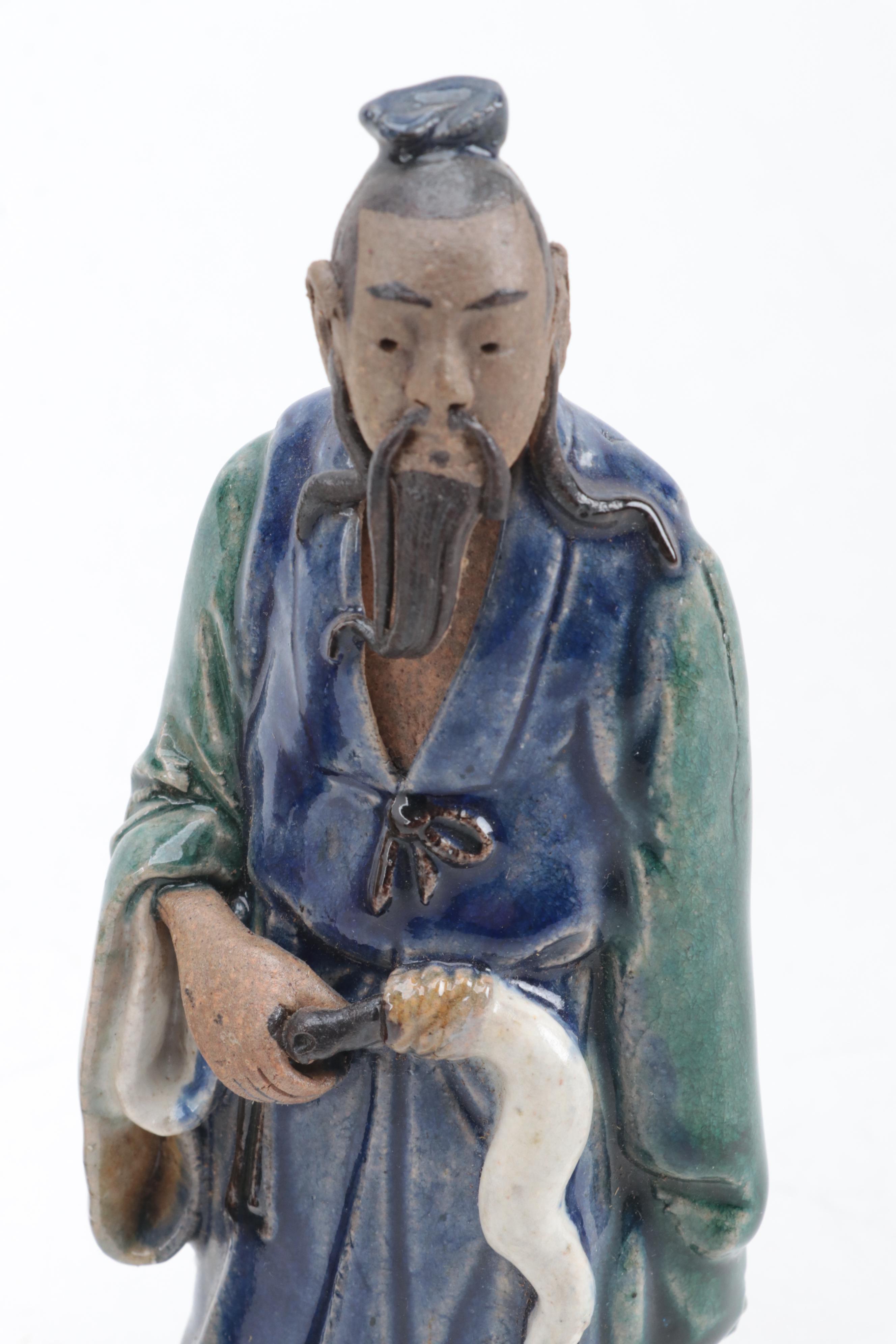 Chinese Glazed Earthenware Figurines