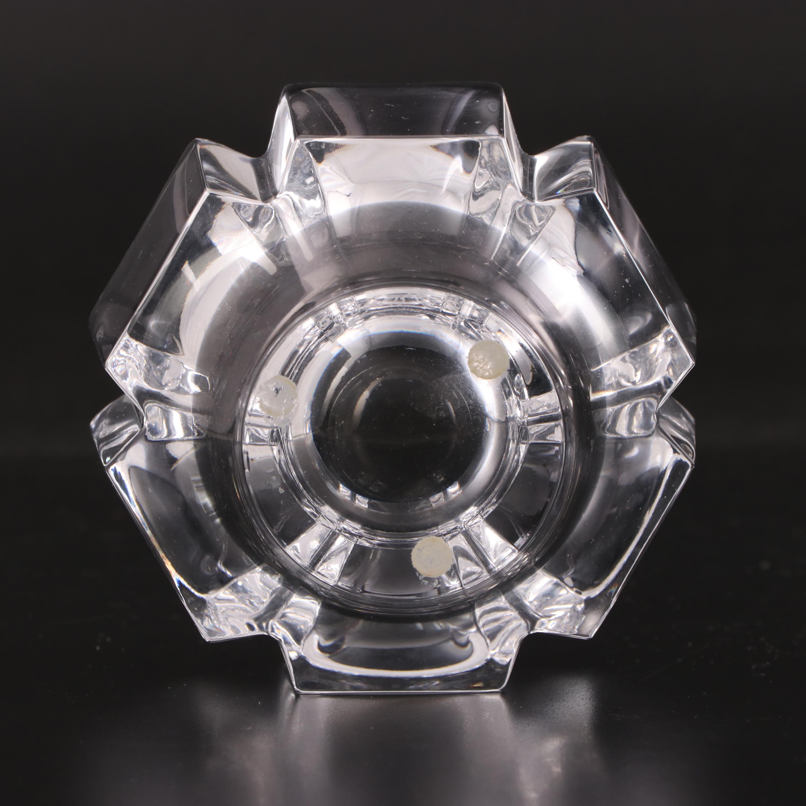 Orrefors "Corona" Bowls and Crystal Clock