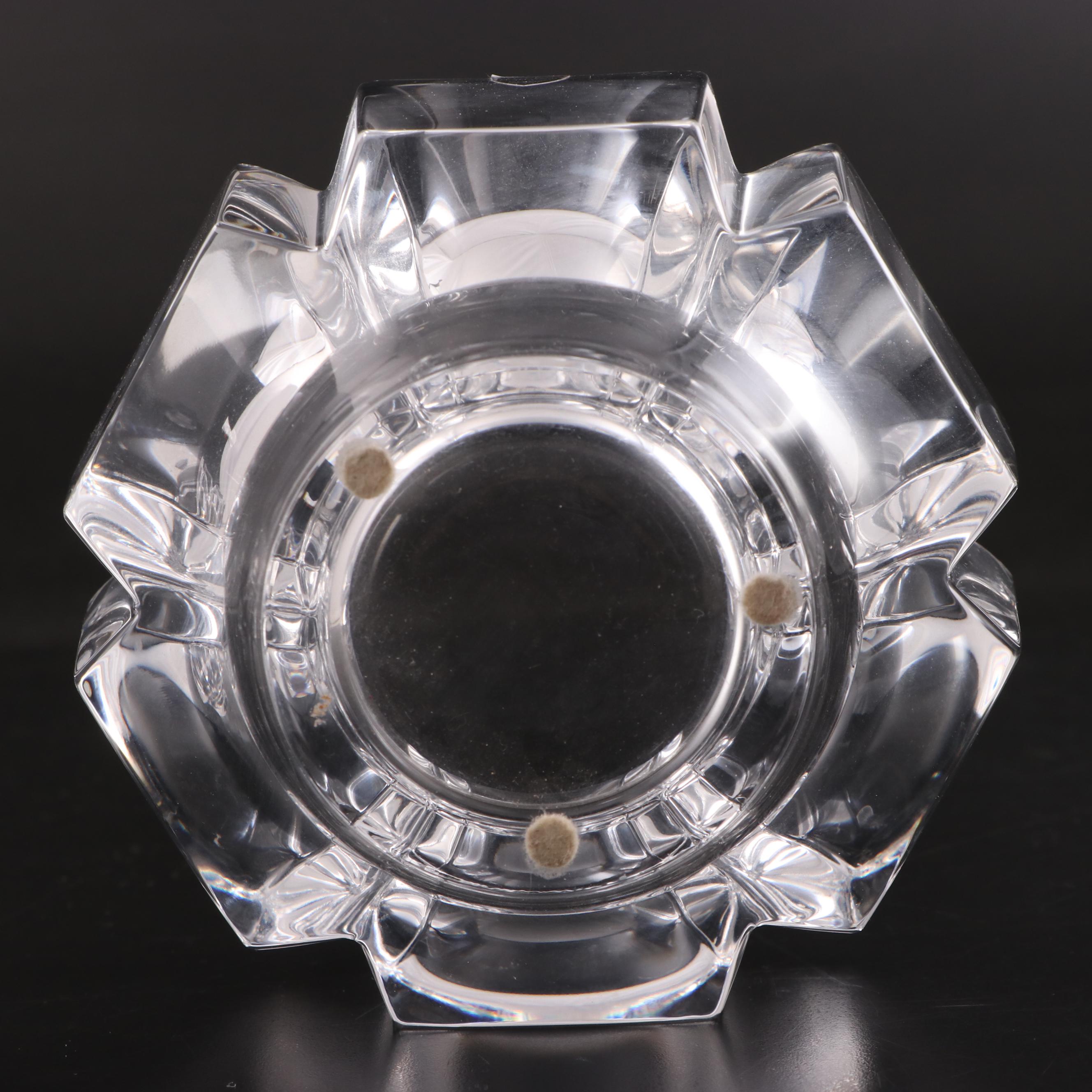 Orrefors "Corona" Bowls and Crystal Clock