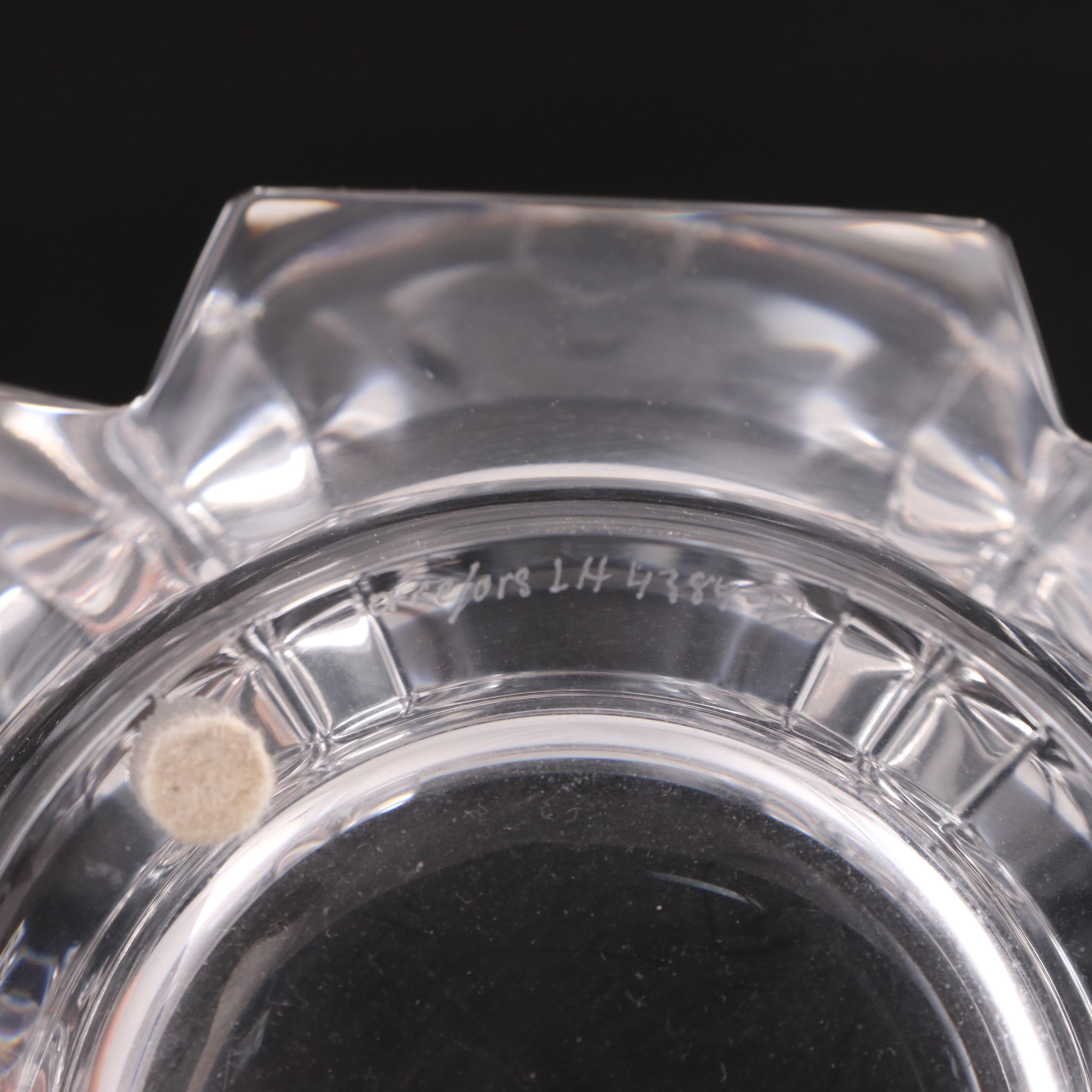 Orrefors "Corona" Bowls and Crystal Clock