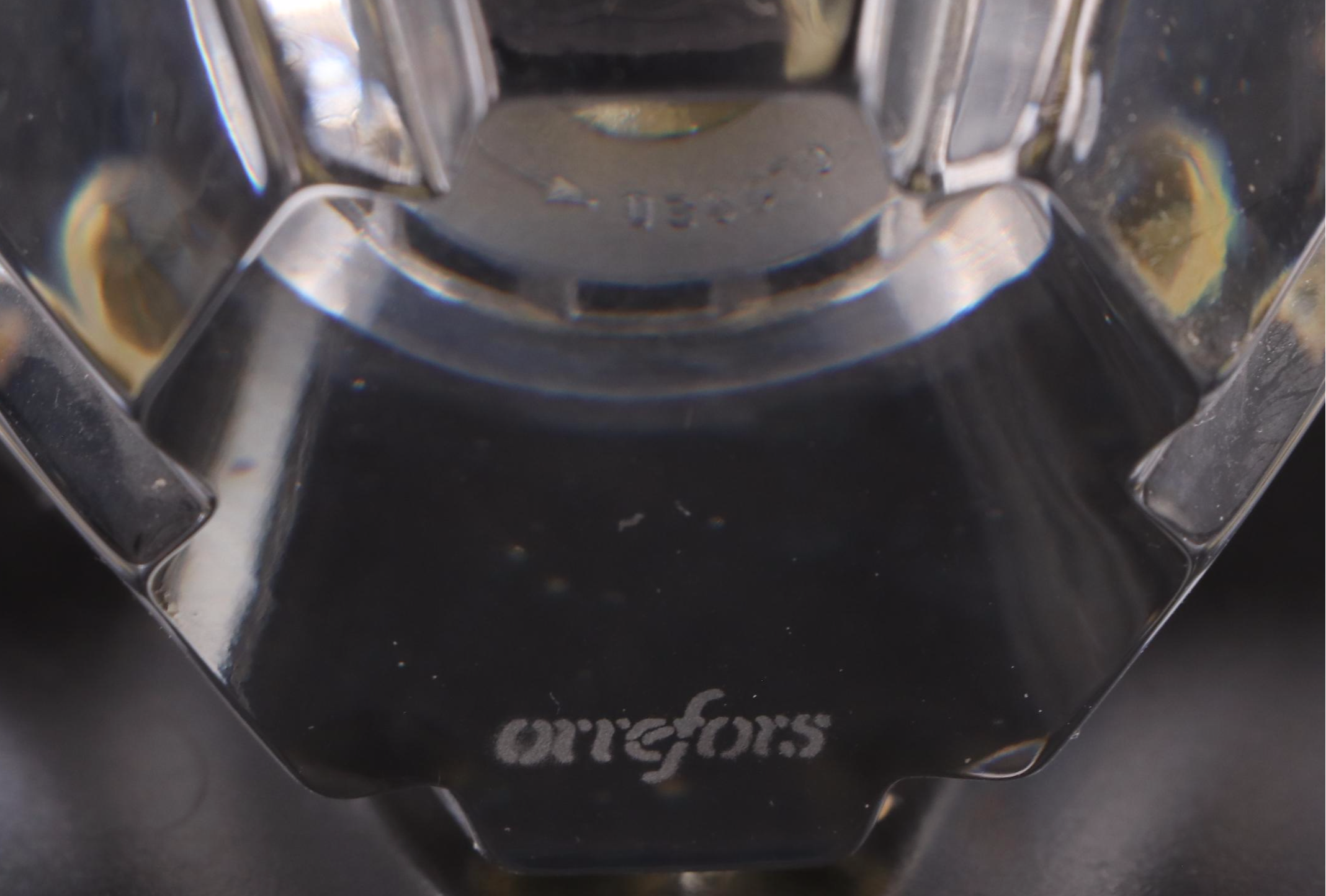 Orrefors "Corona" Bowls and Crystal Clock