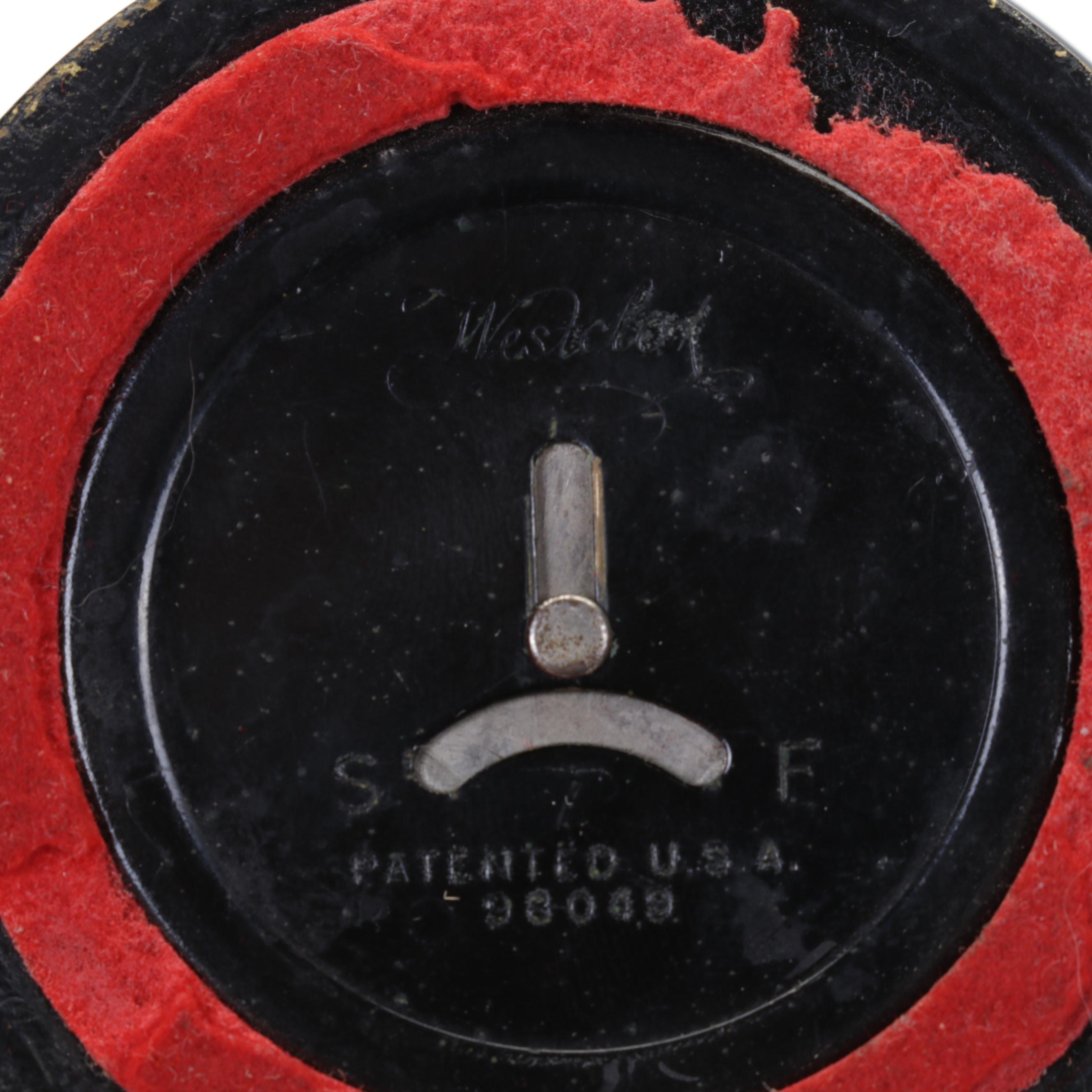 Westclox Earth, Moon and Stars Paperweight Clock, 1930s