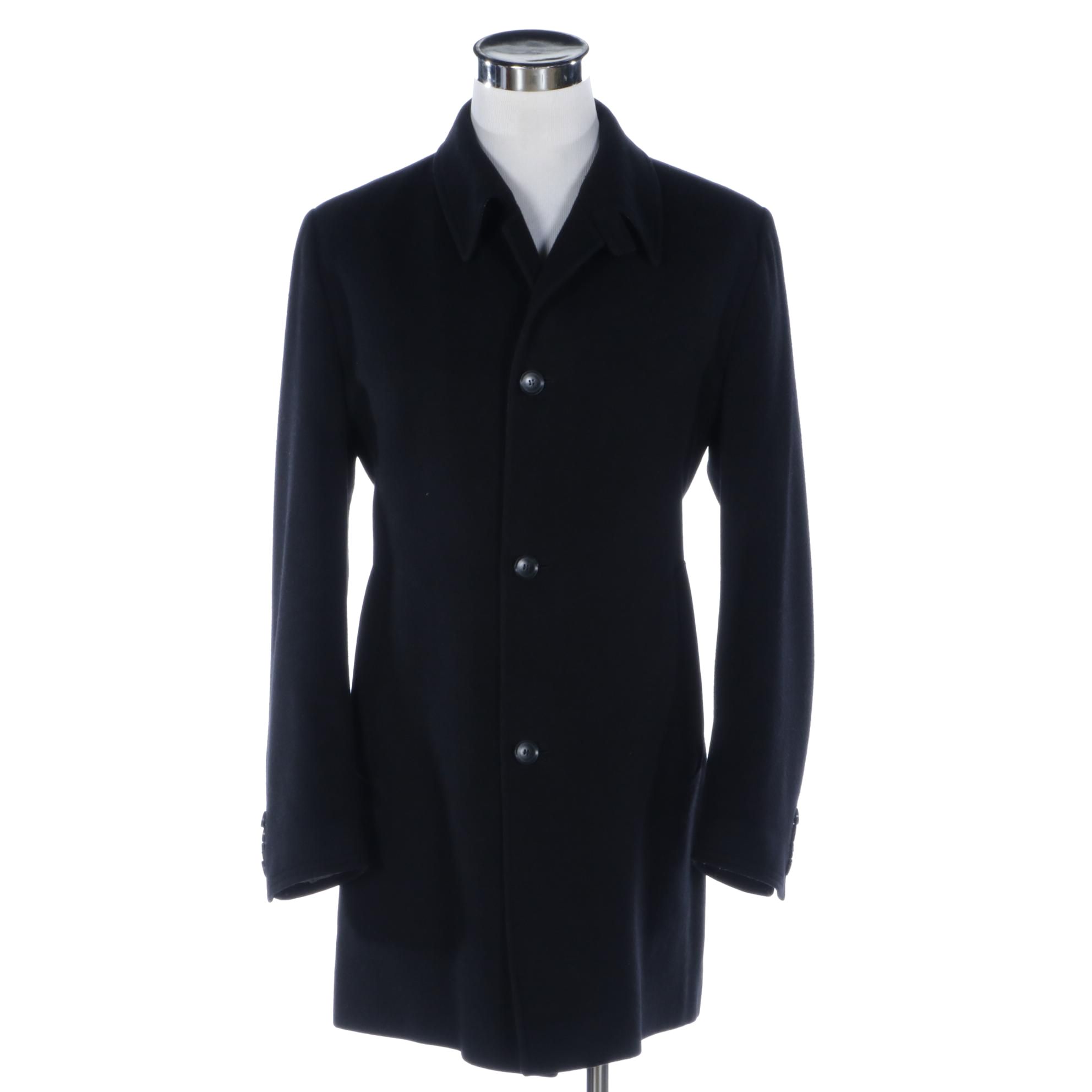 Men's BOSS Hugo Boss Wool Cashmere Coat with Garment Bag