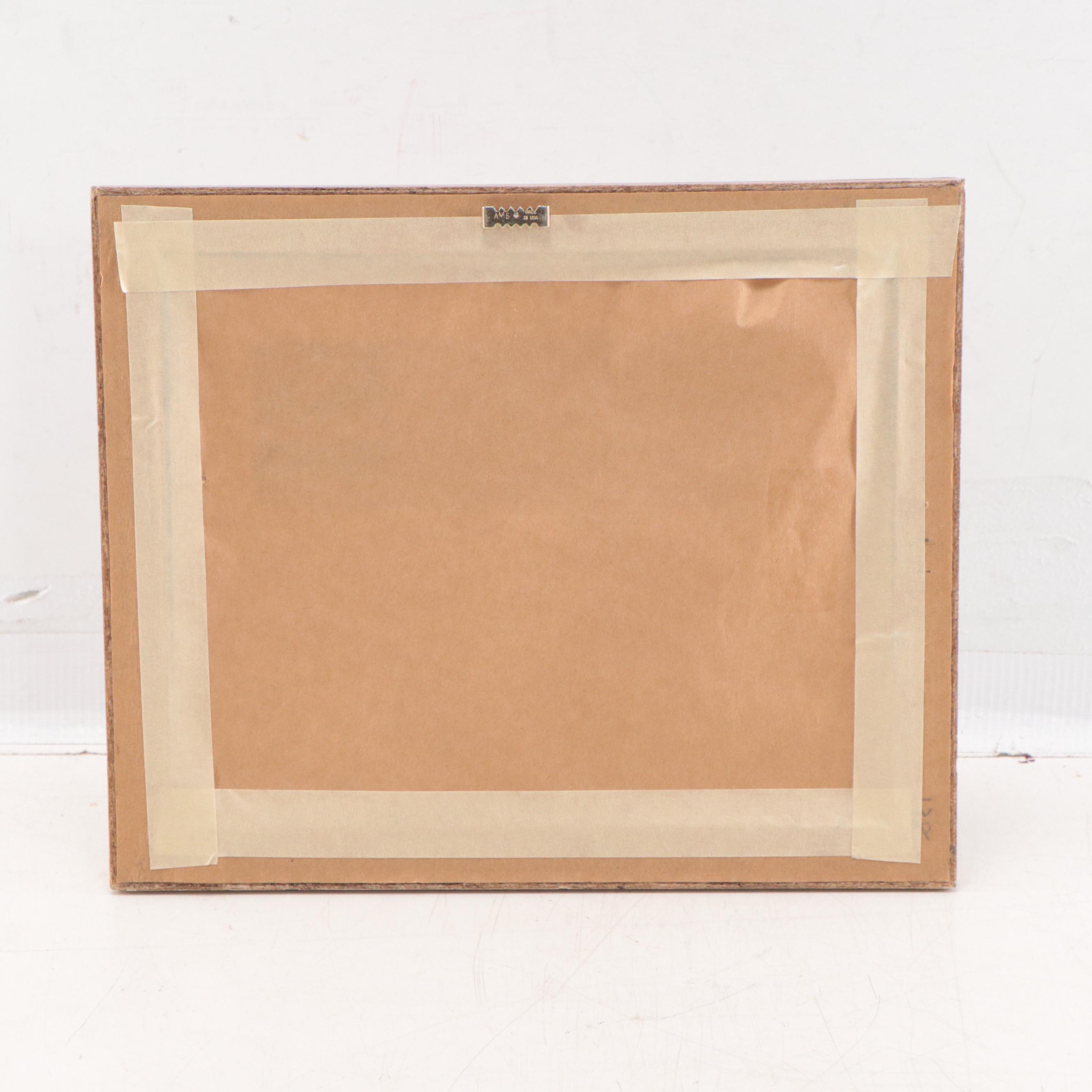 Sean Wu Park Landscape With Figures Oil Painting, 2022