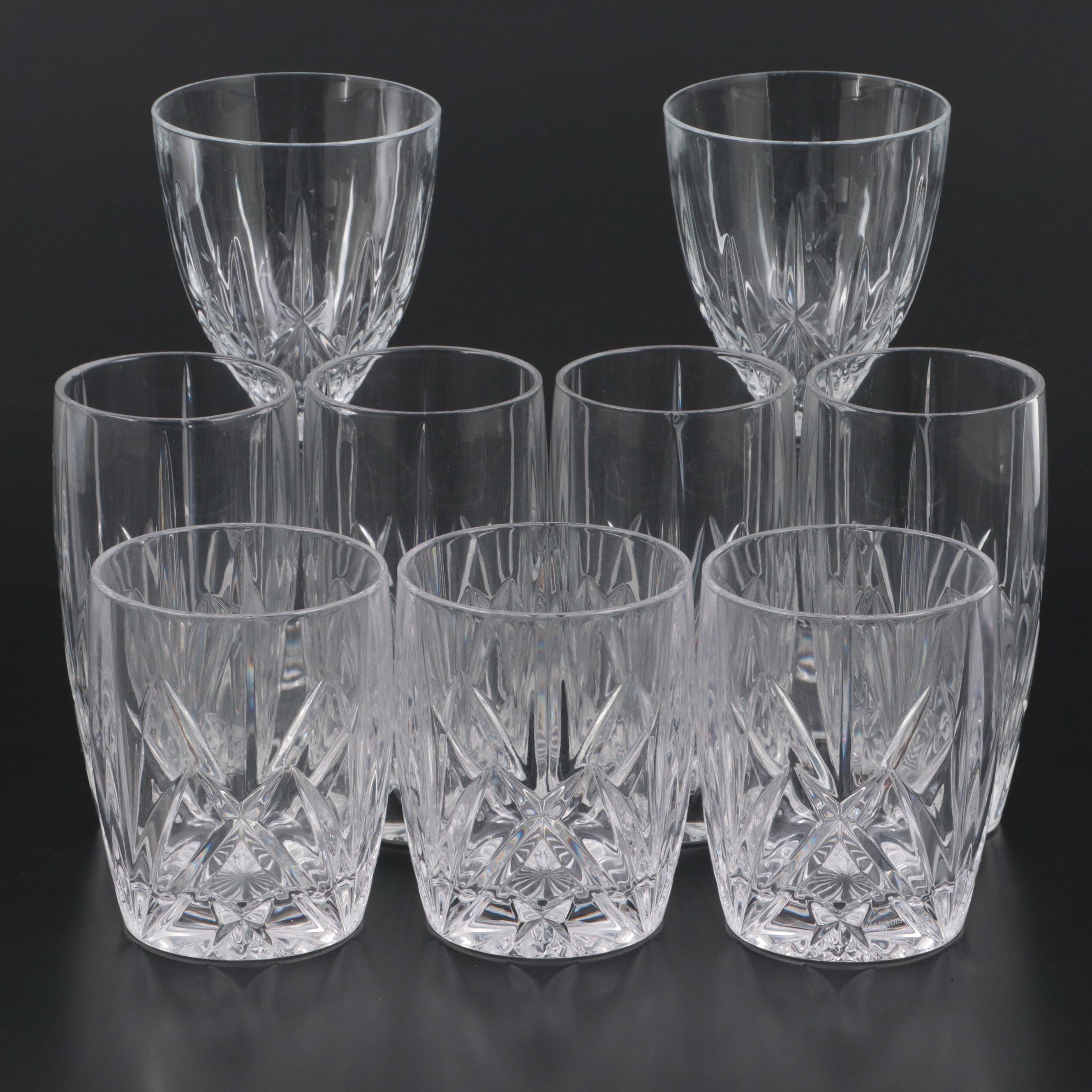 Marquis by Waterford Crystal "Brookside" Glasses and "Sparkle" Stemware