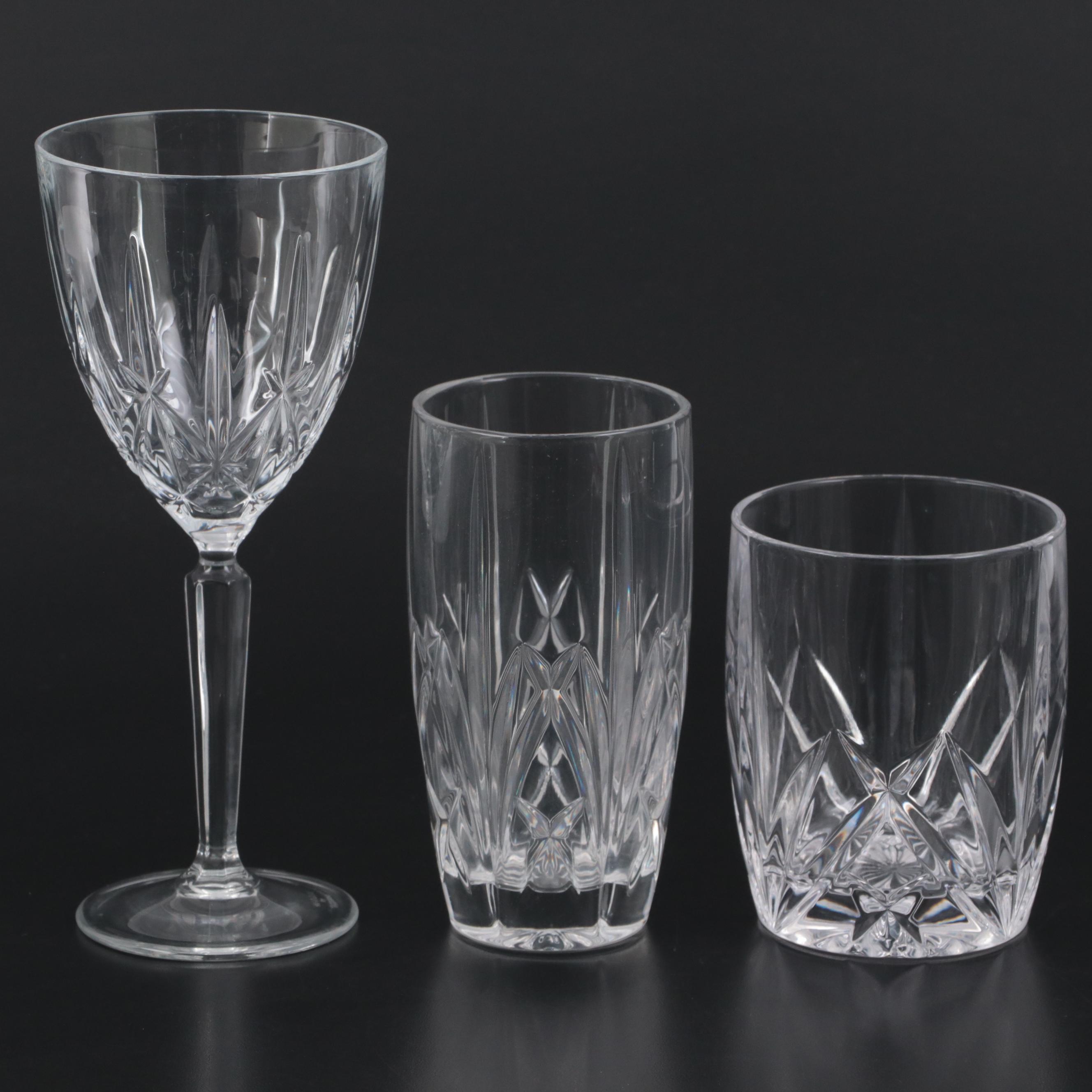 Marquis by Waterford Crystal "Brookside" Glasses and "Sparkle" Stemware