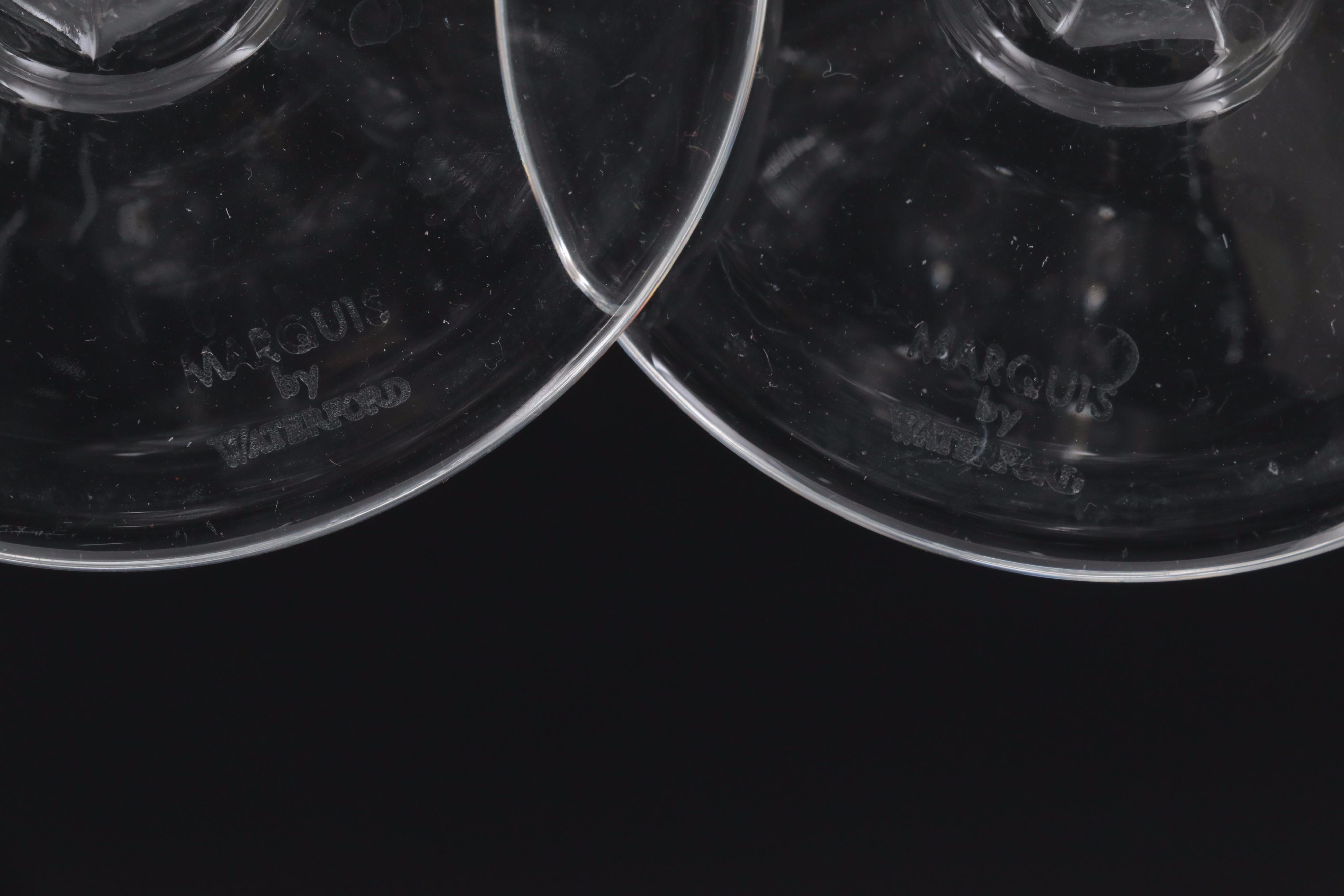 Marquis by Waterford Crystal "Brookside" Glasses and "Sparkle" Stemware