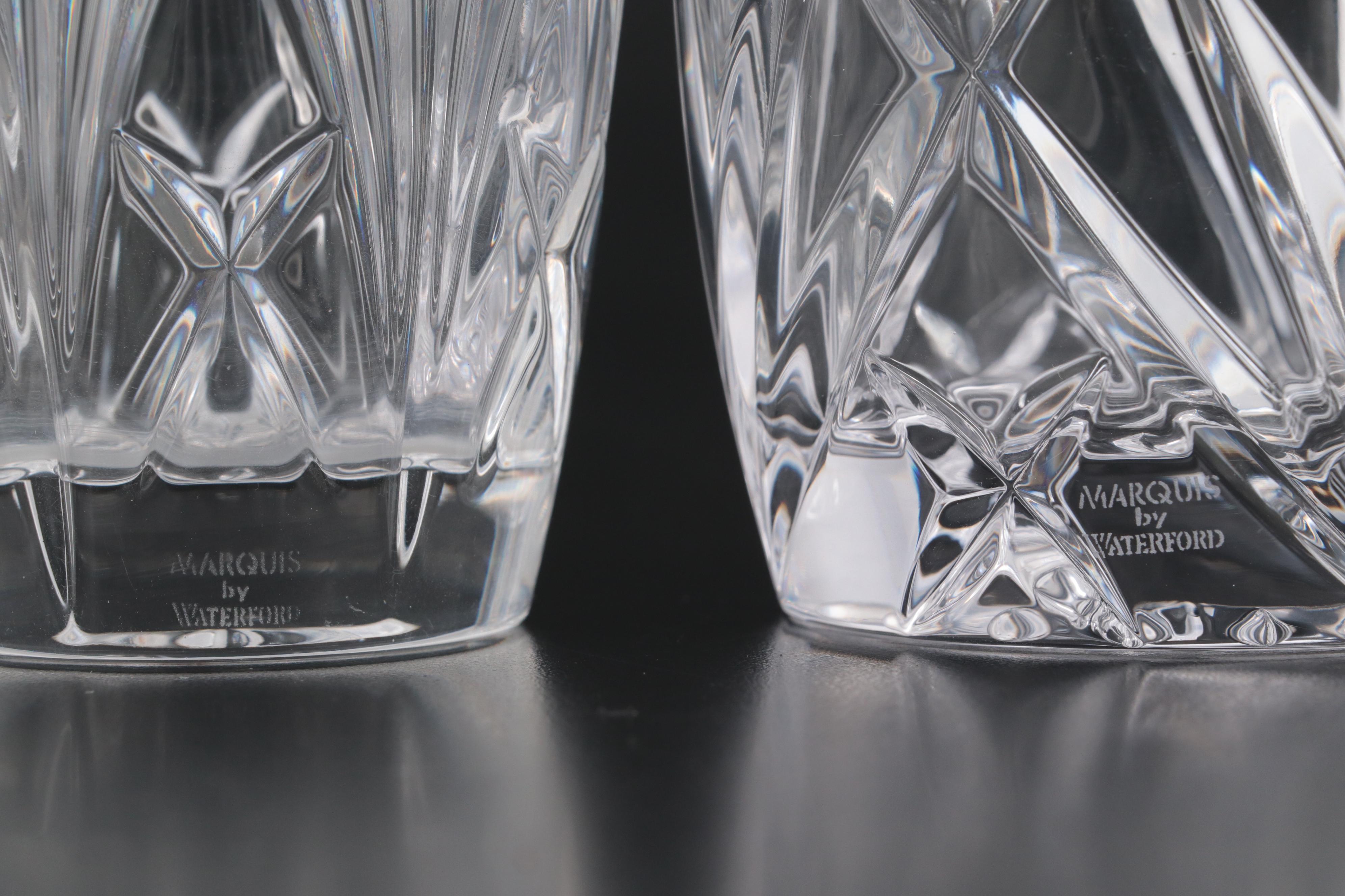 Marquis by Waterford Crystal "Brookside" Glasses and "Sparkle" Stemware