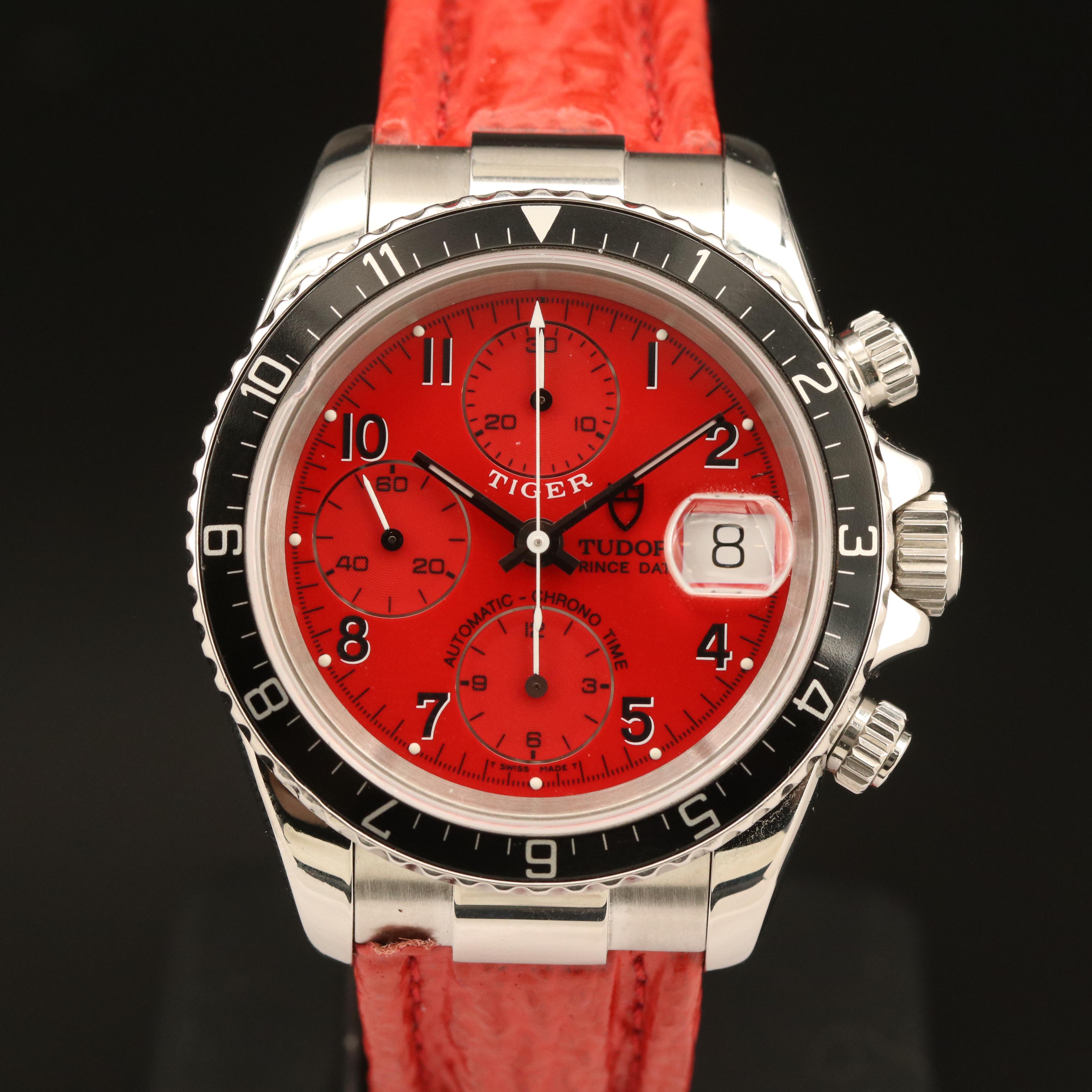 Tudor Tiger Prince Date Chronograph Steel Automatic Watch