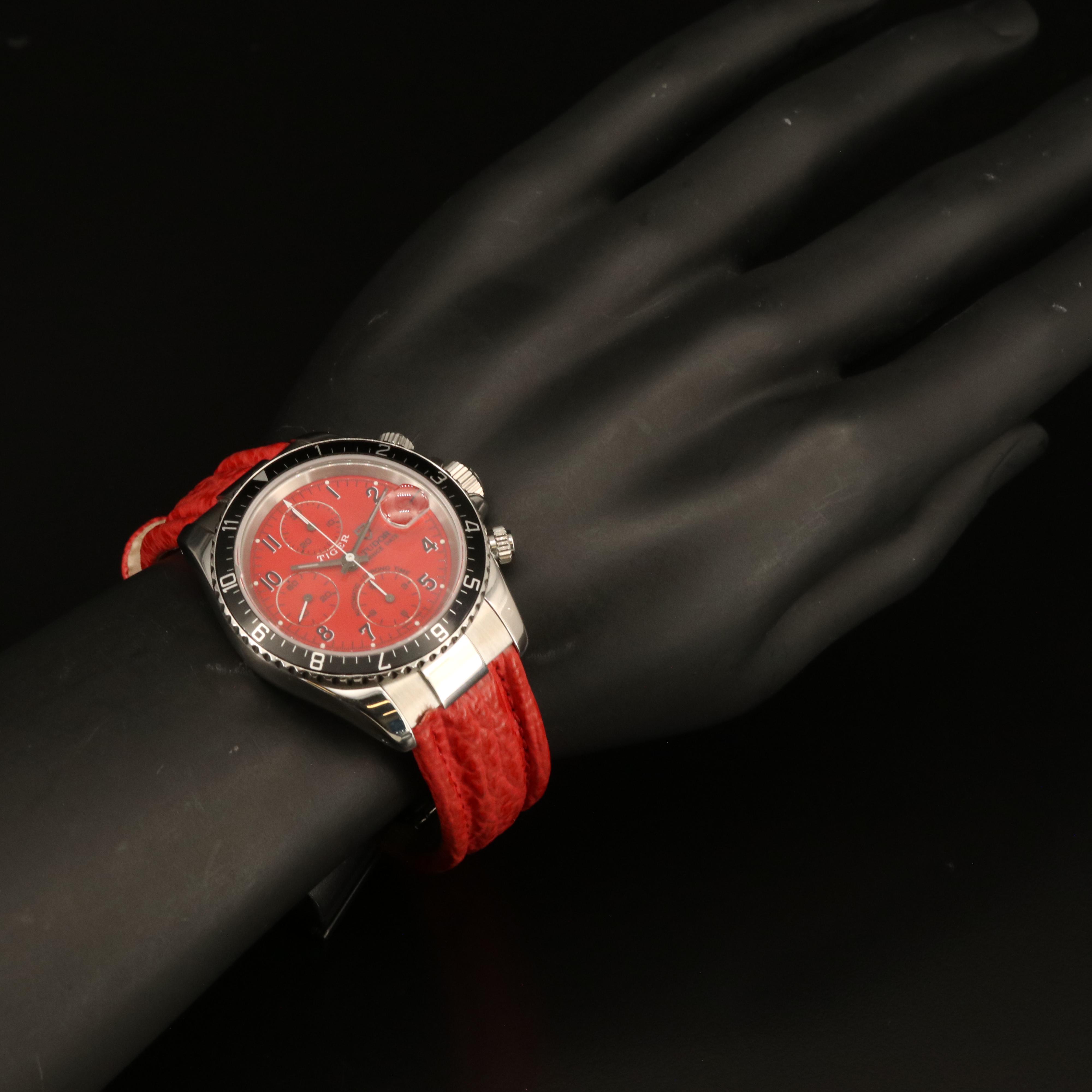 Tudor Tiger Prince Date Chronograph Steel Automatic Watch