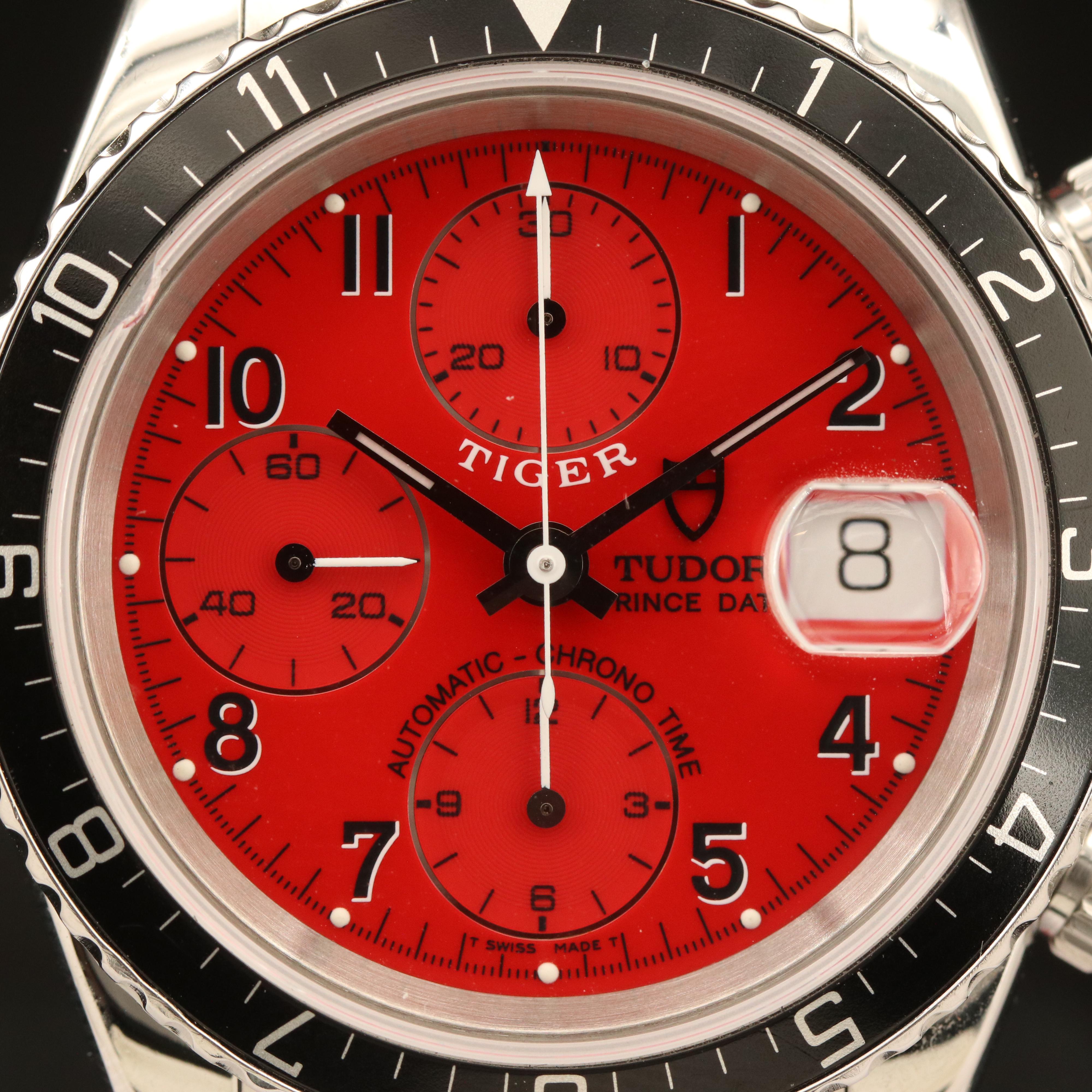 Tudor Tiger Prince Date Chronograph Steel Automatic Watch