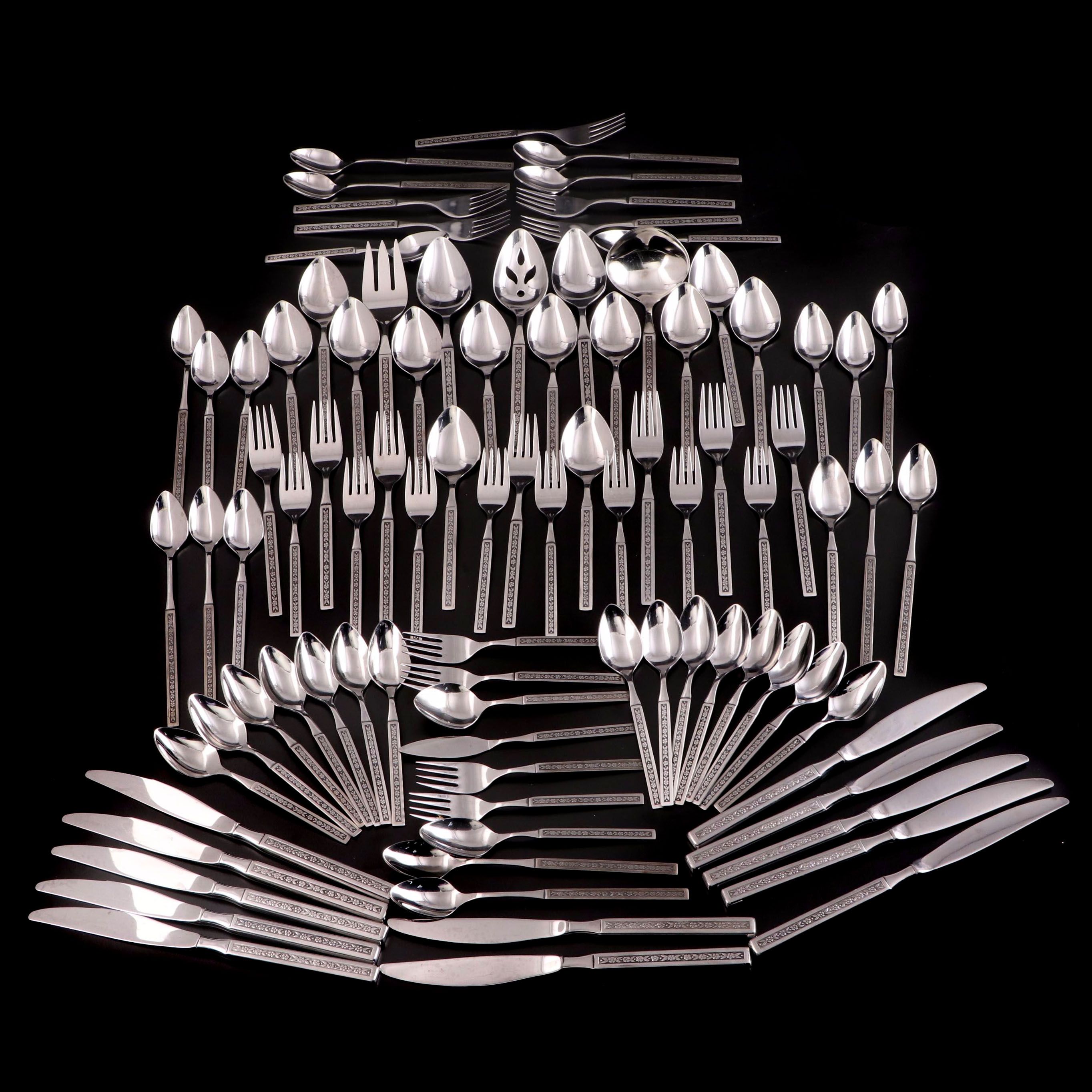 Oneida Profile "Phoenix" Stainless Steel Flatware and Serving Utensils