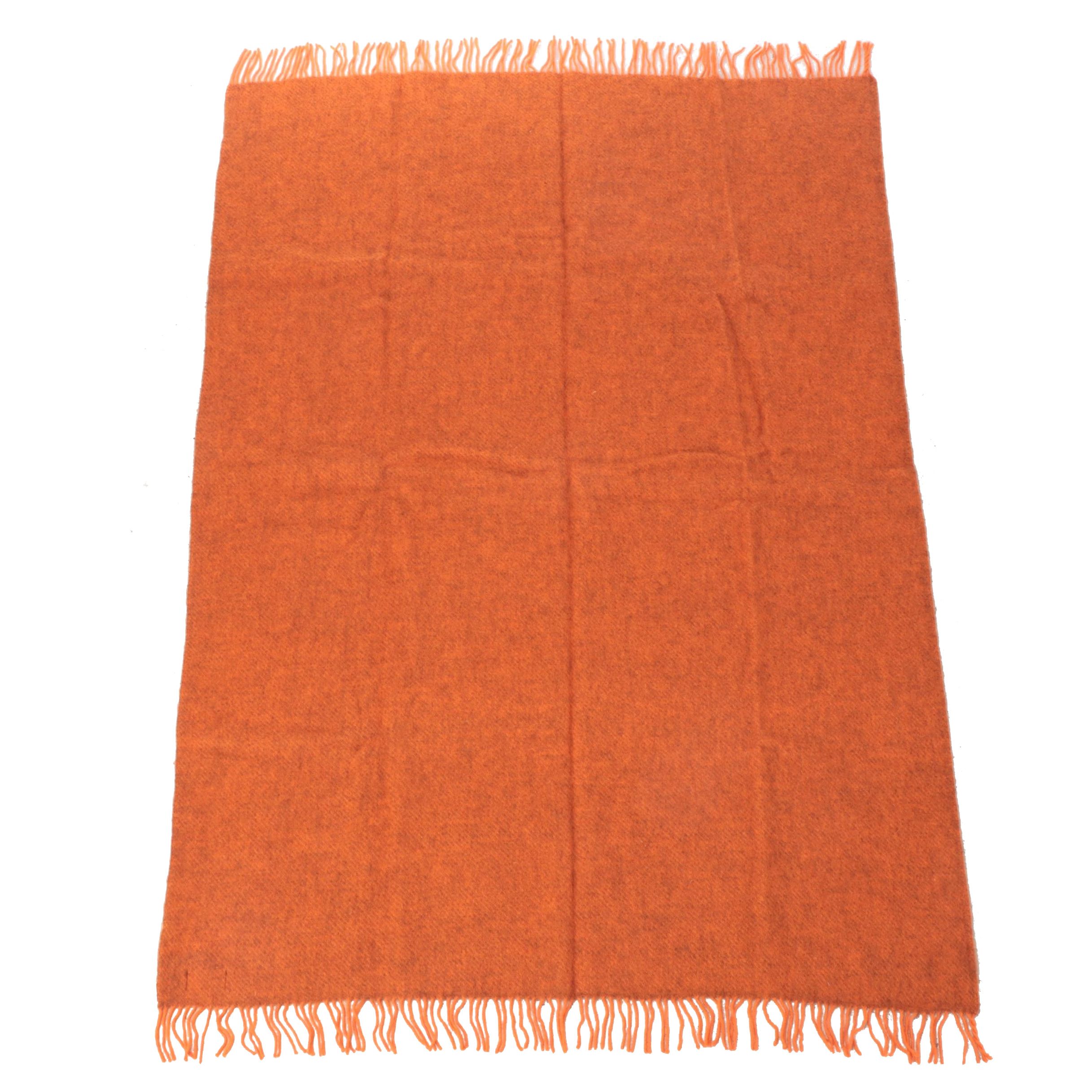 Klippan Fringed Gotland Wool Throw Blanket