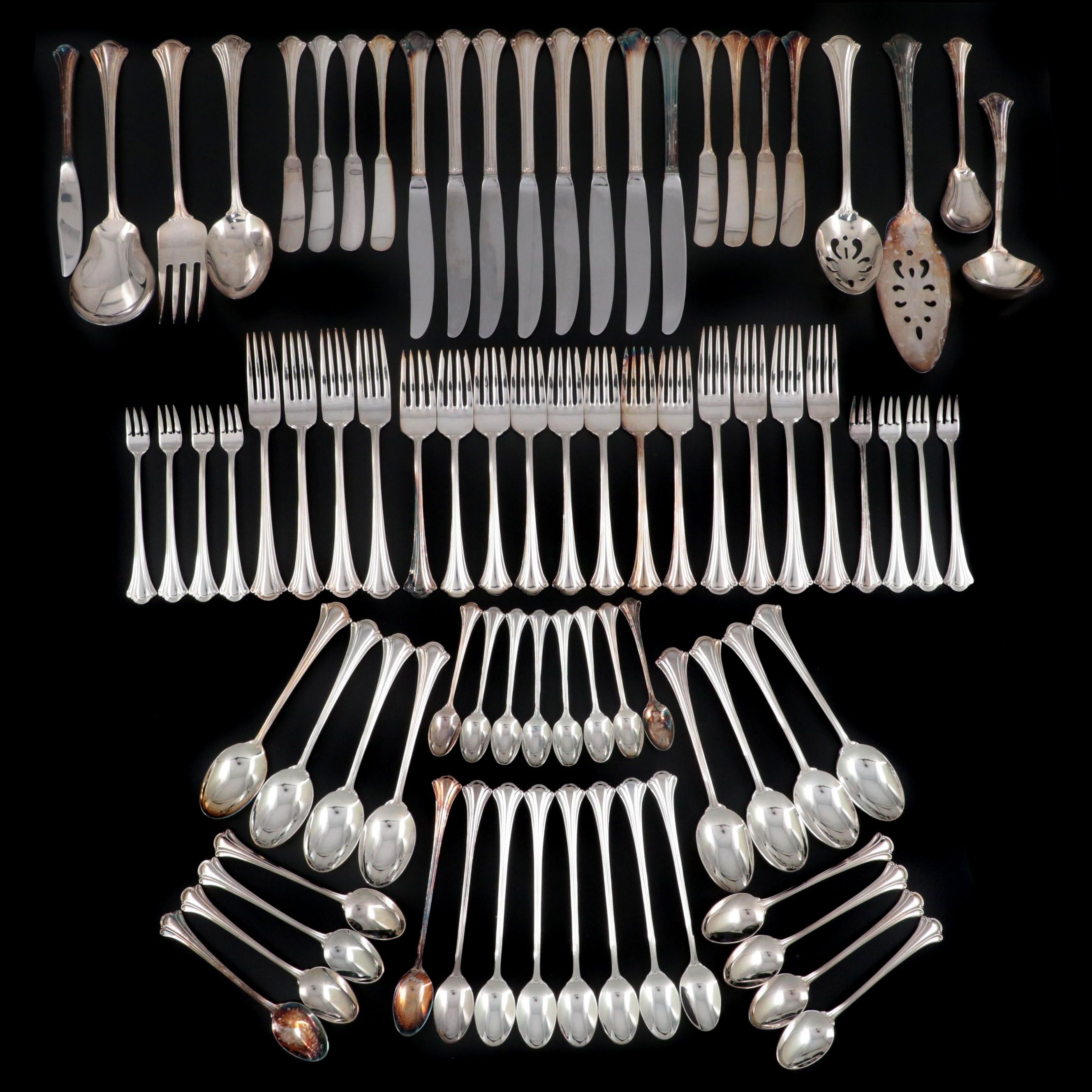International Silver "Serenity" Silver Plate Flatware, 1985–1997