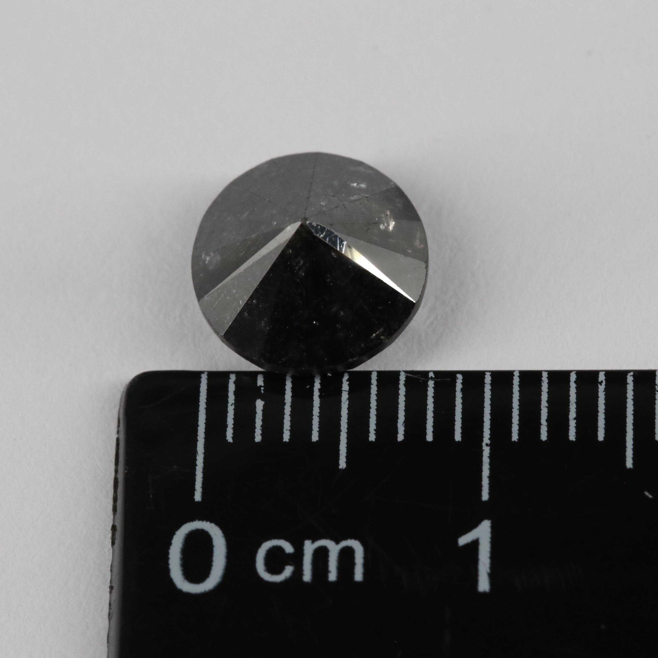 Loose 2.83 CT Black Diamond