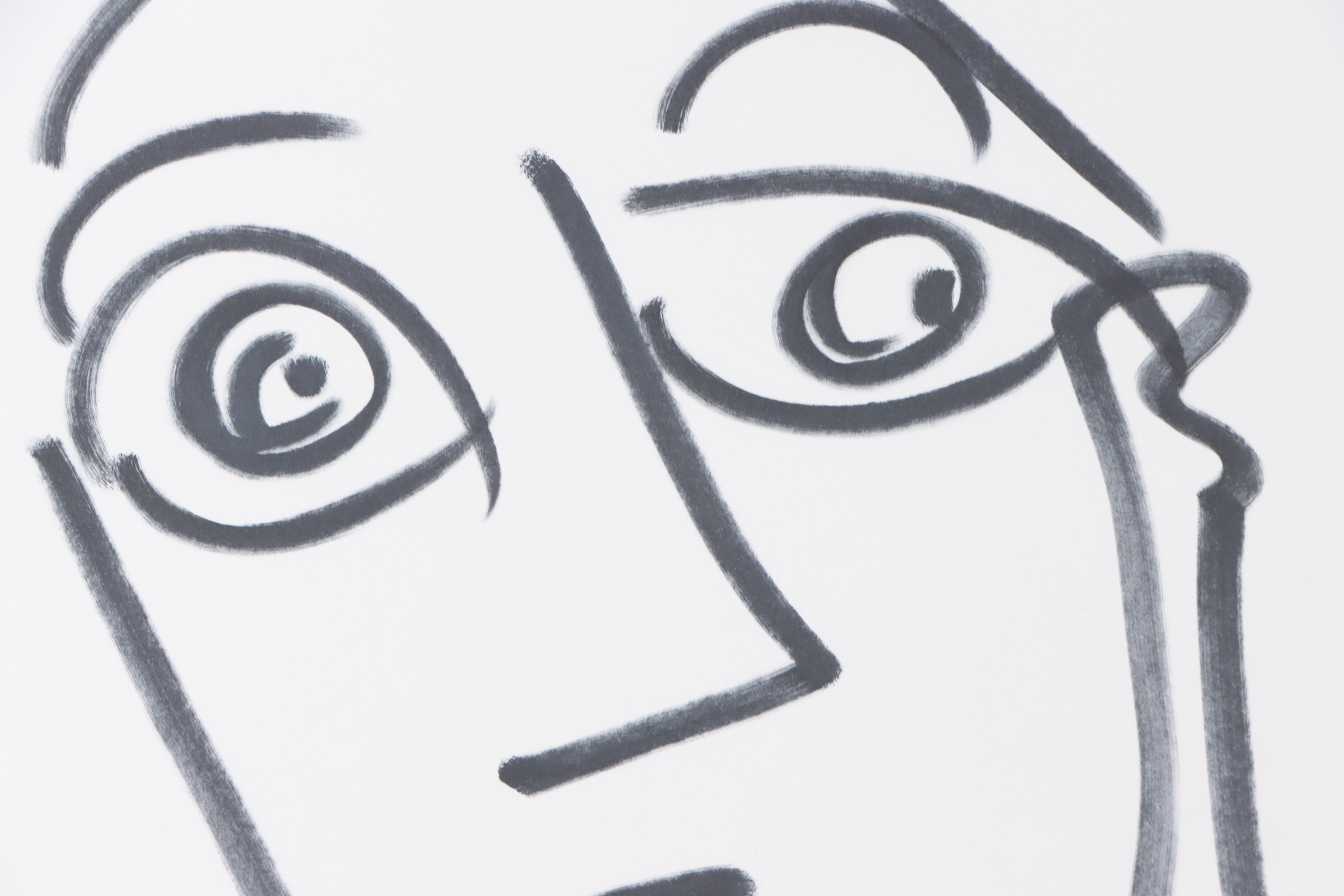 Peter Keil Abstract Ink Portraits