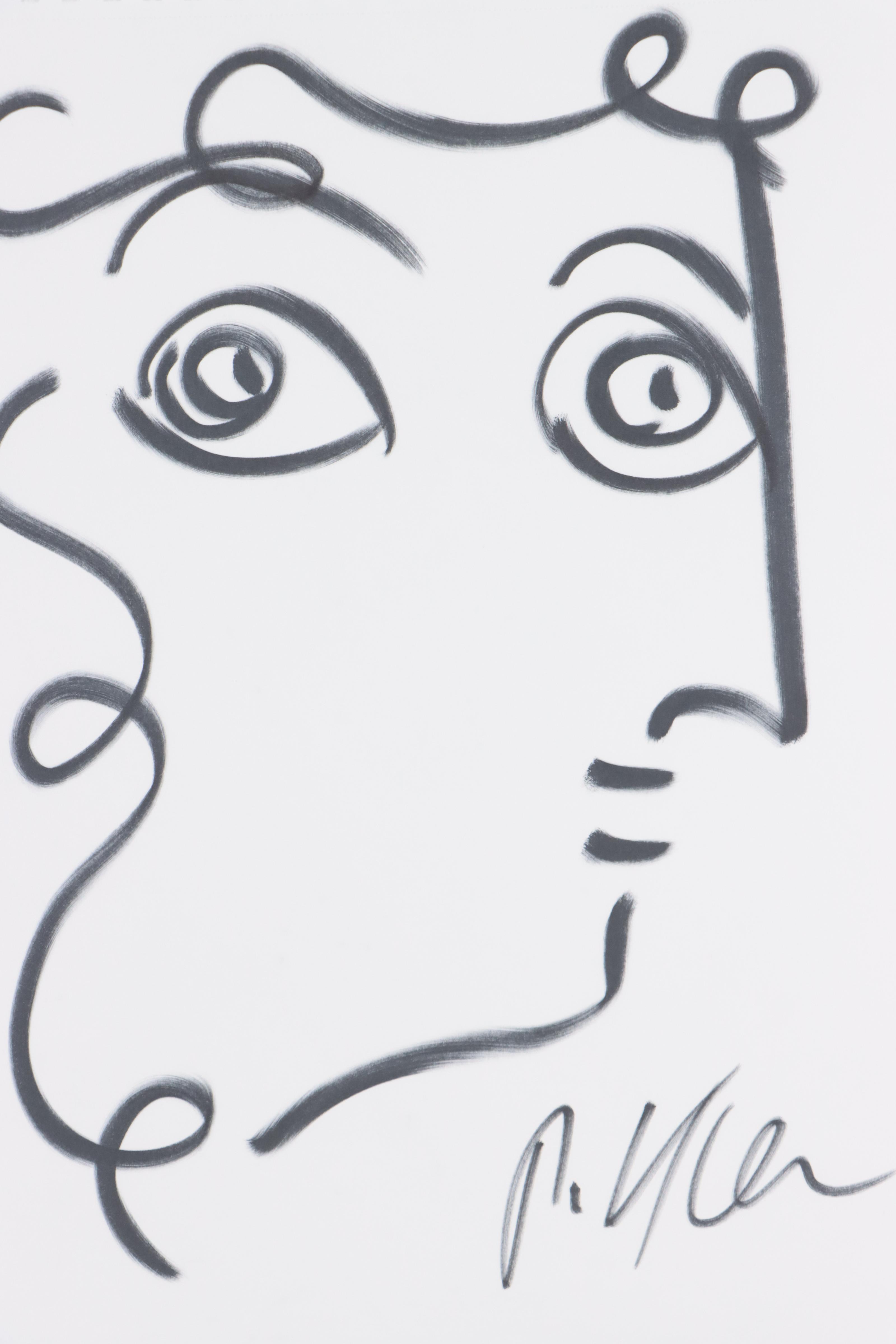 Peter Keil Abstract Ink Portraits