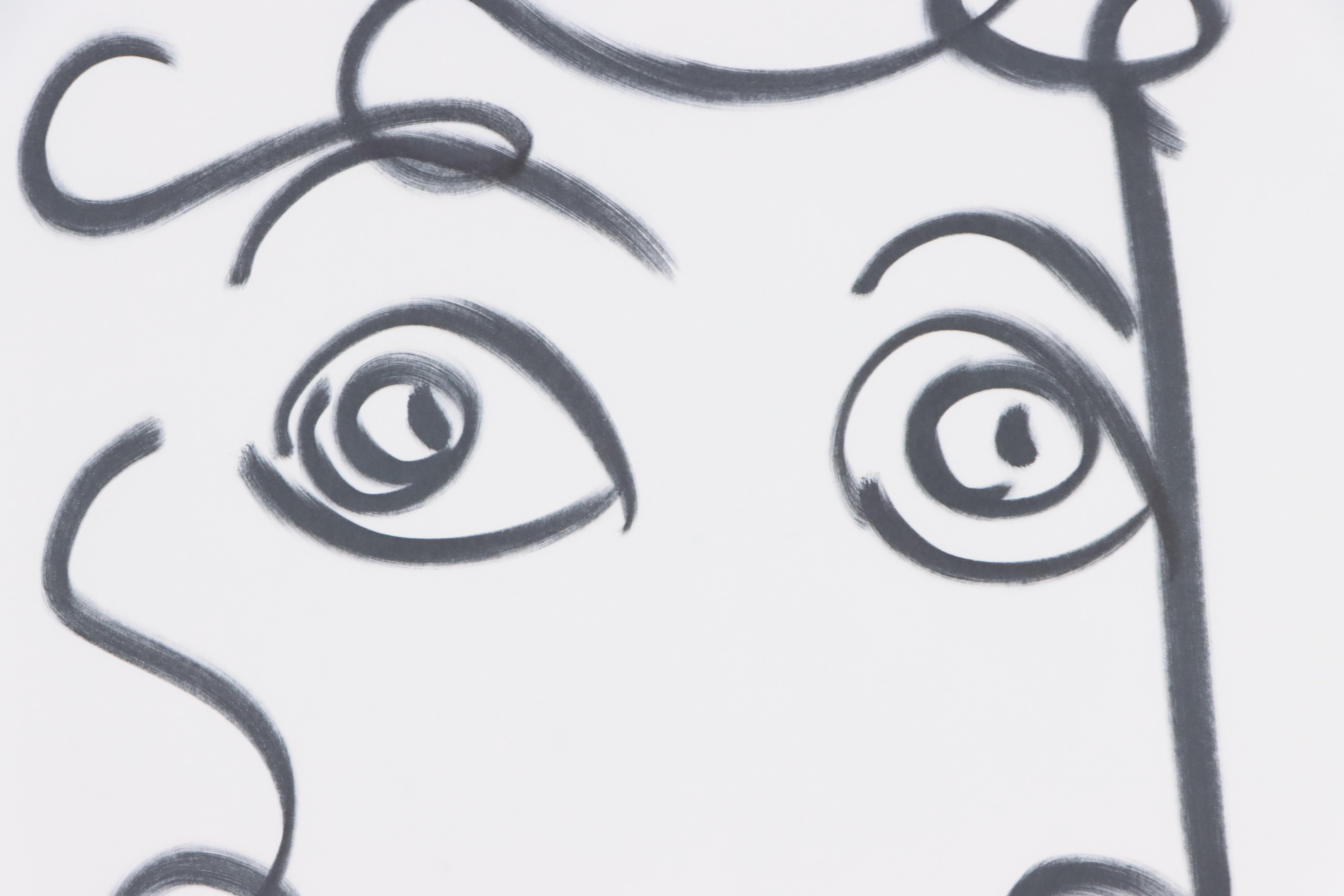 Peter Keil Abstract Ink Portraits