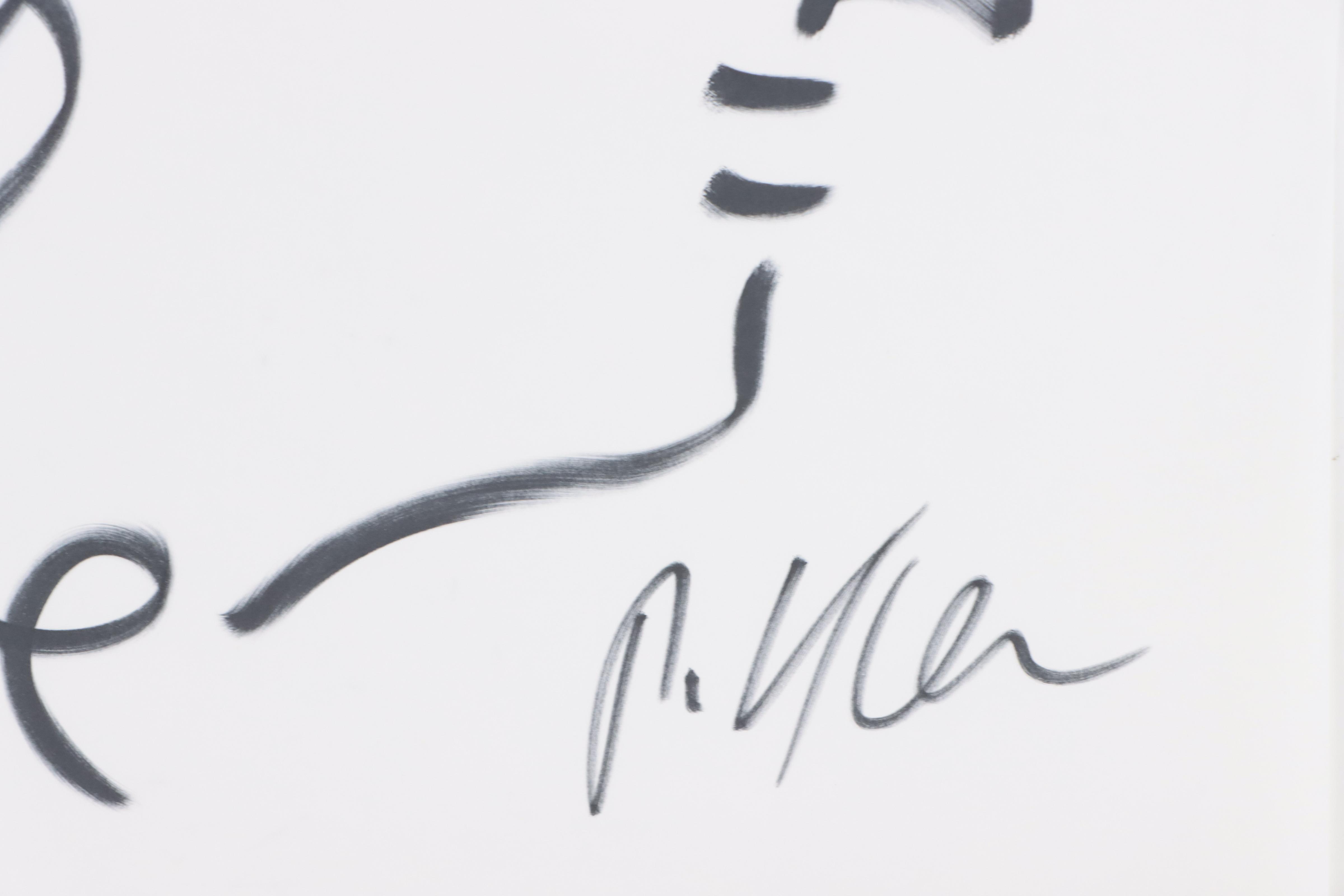 Peter Keil Abstract Ink Portraits