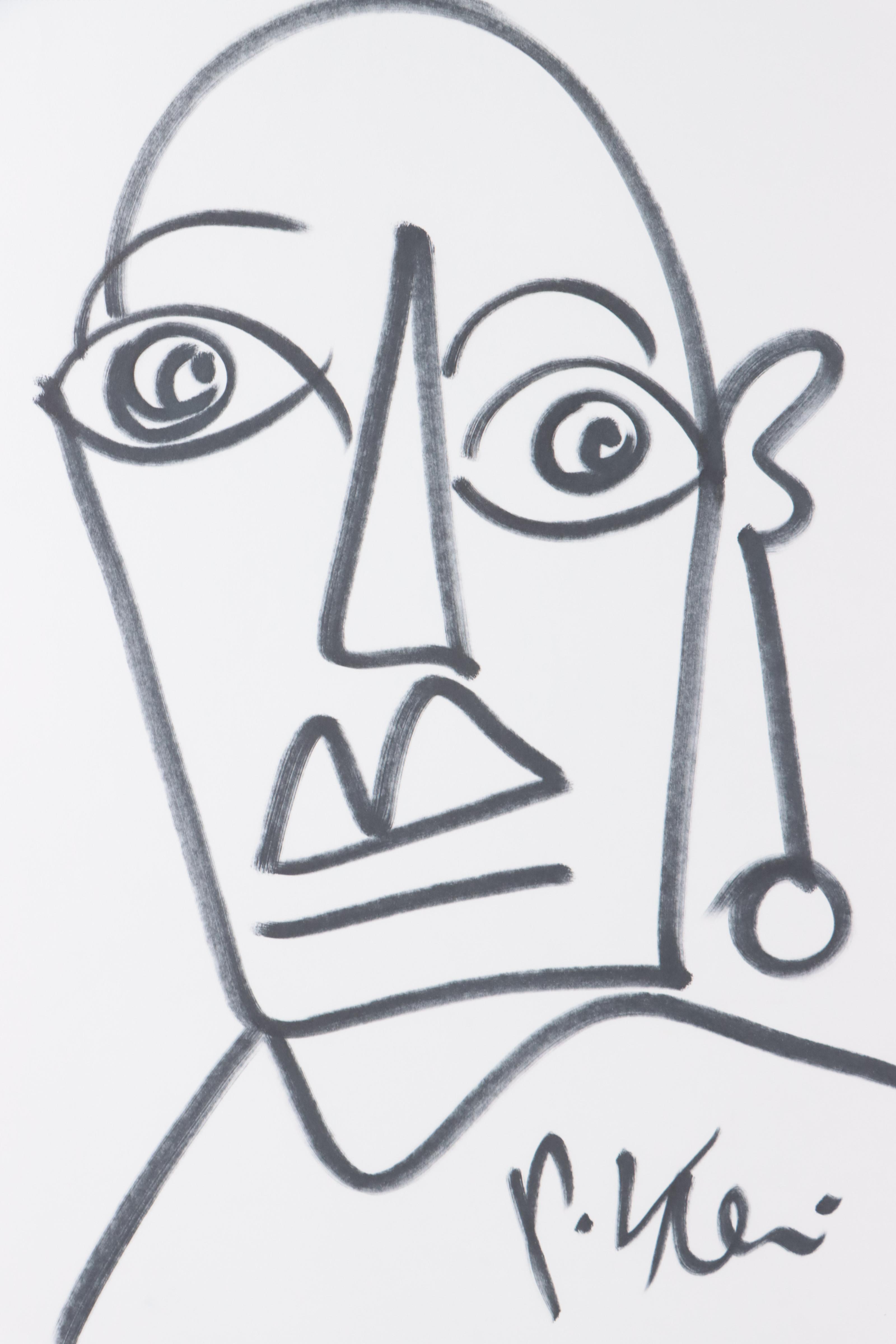 Peter Keil Abstract Ink Portraits
