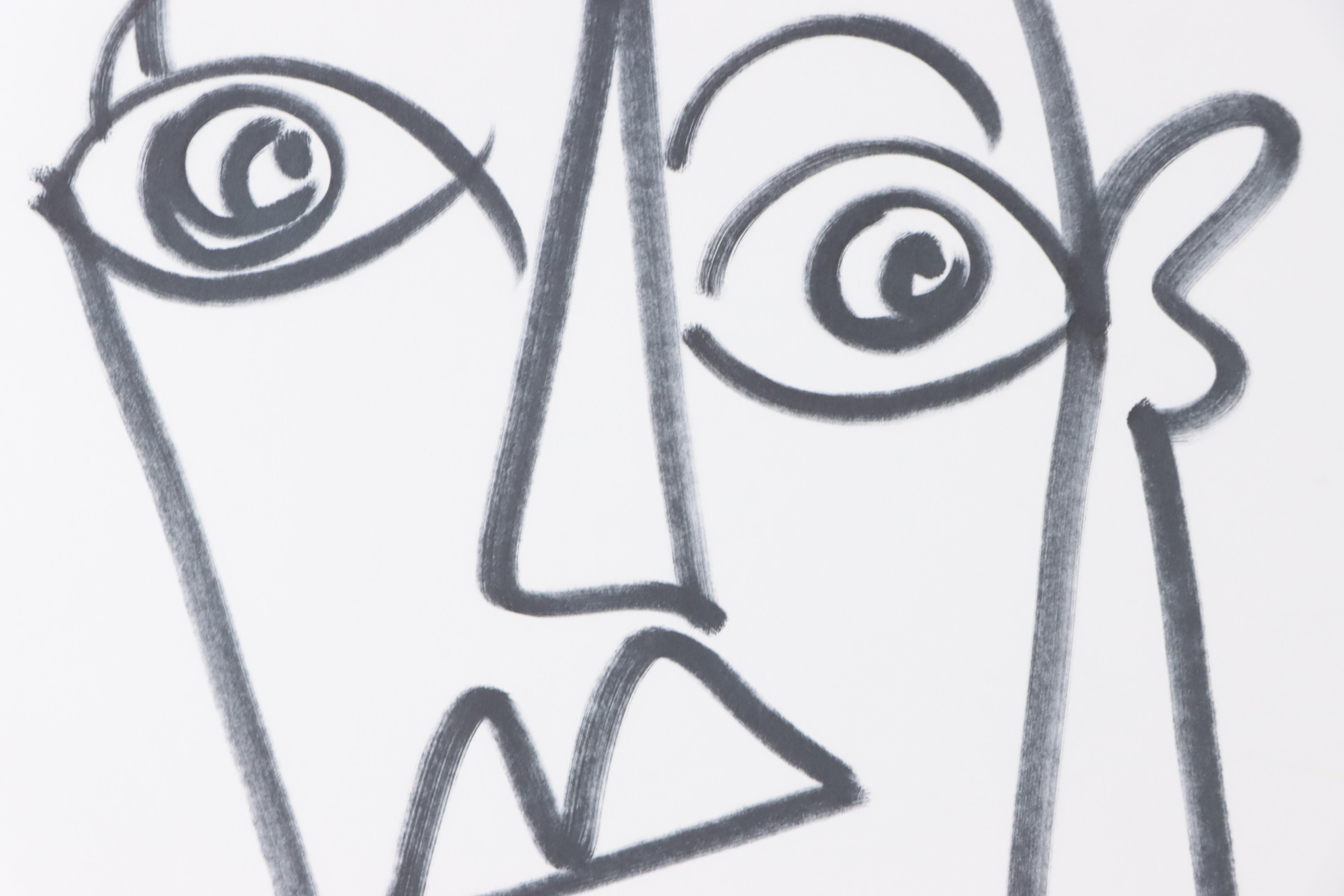 Peter Keil Abstract Ink Portraits