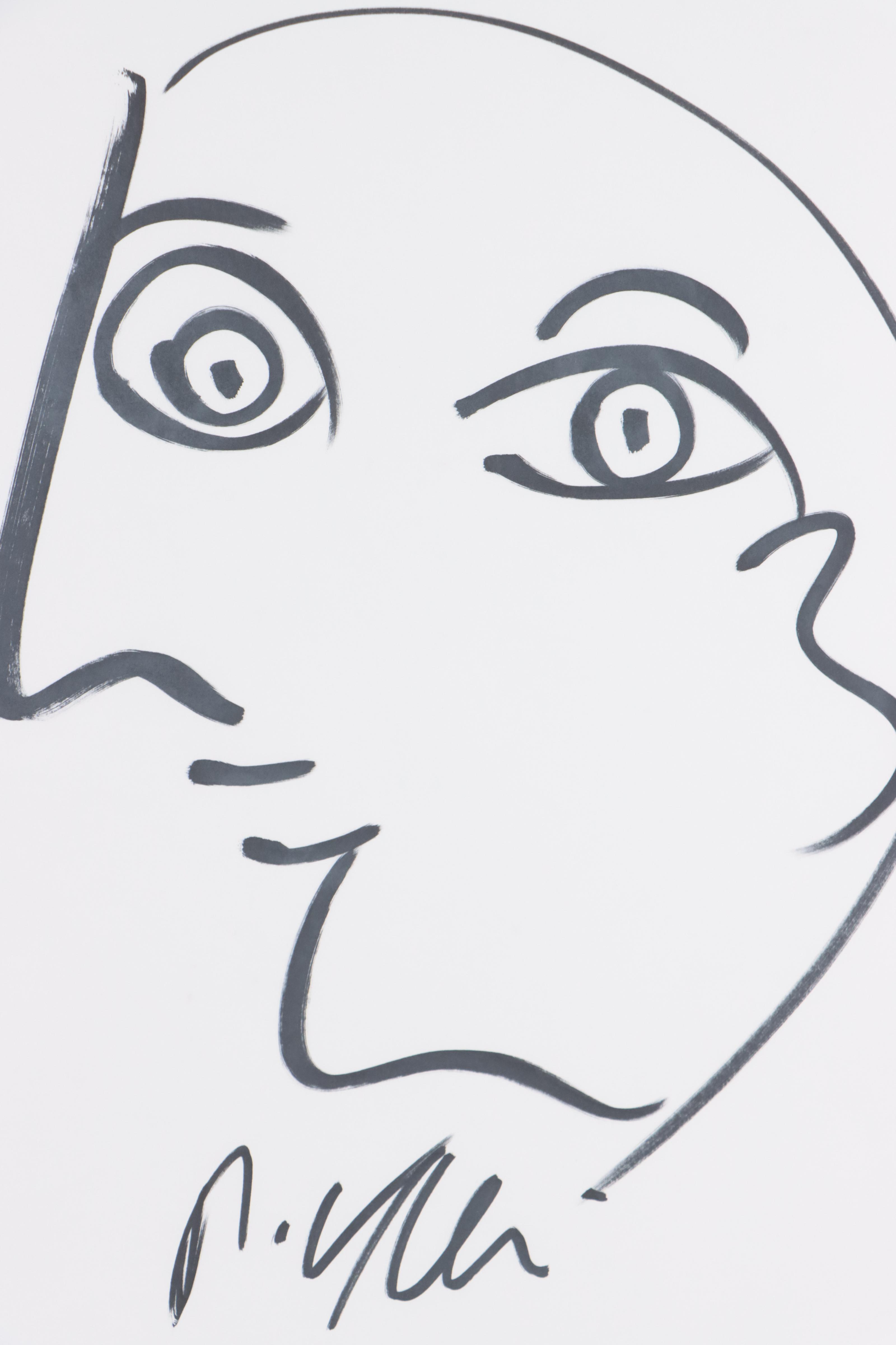 Peter Keil Abstract Ink Portraits