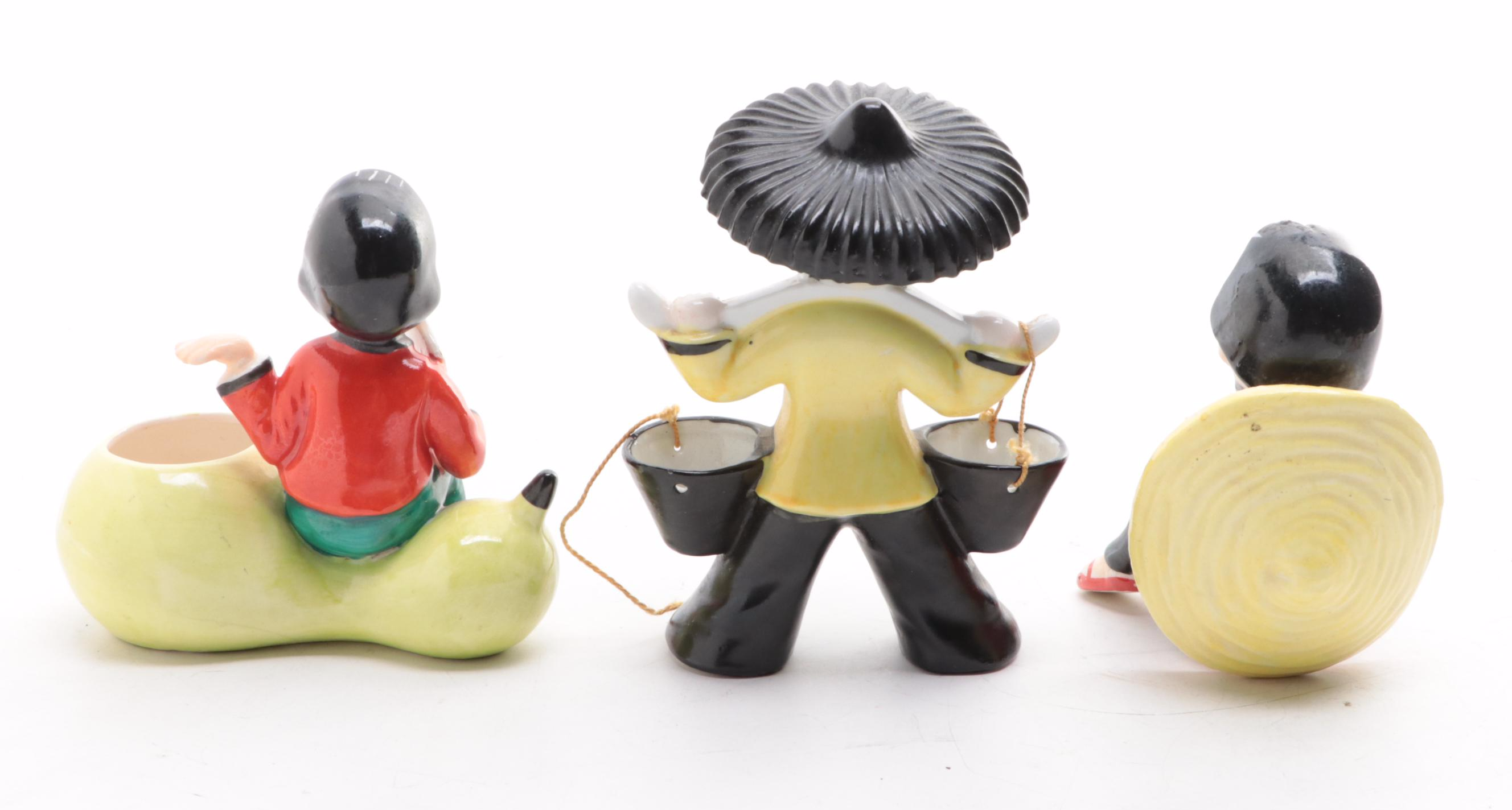 Napco and Other Japanese Made Porcelain Children Figurines, Mid-20th C.