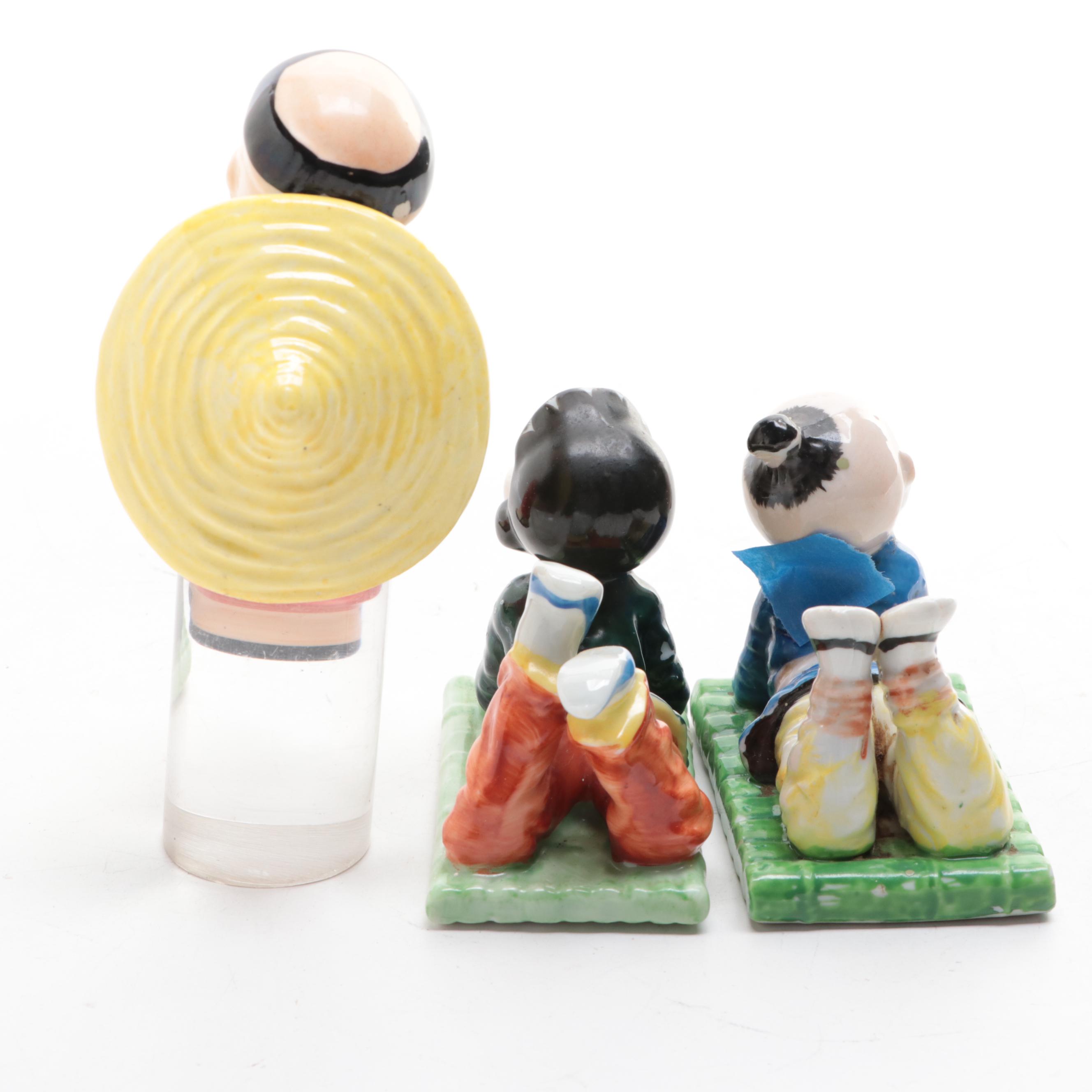 Napco and Other Japanese Made Porcelain Children Figurines, Mid-20th C.