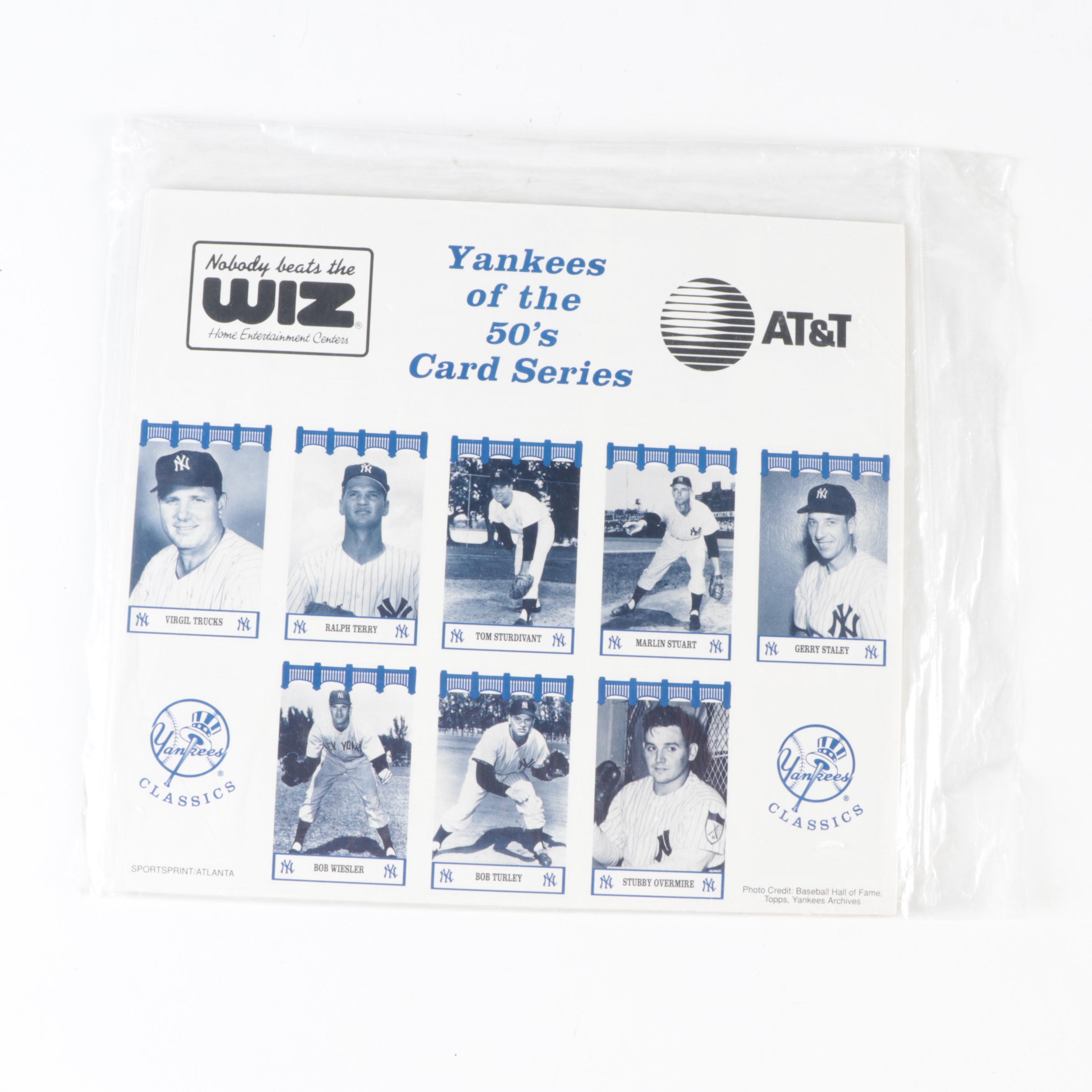 Baseball Stickers, Prints, Card Sheets and Elvis Stamps in Ballantine Beer Tray