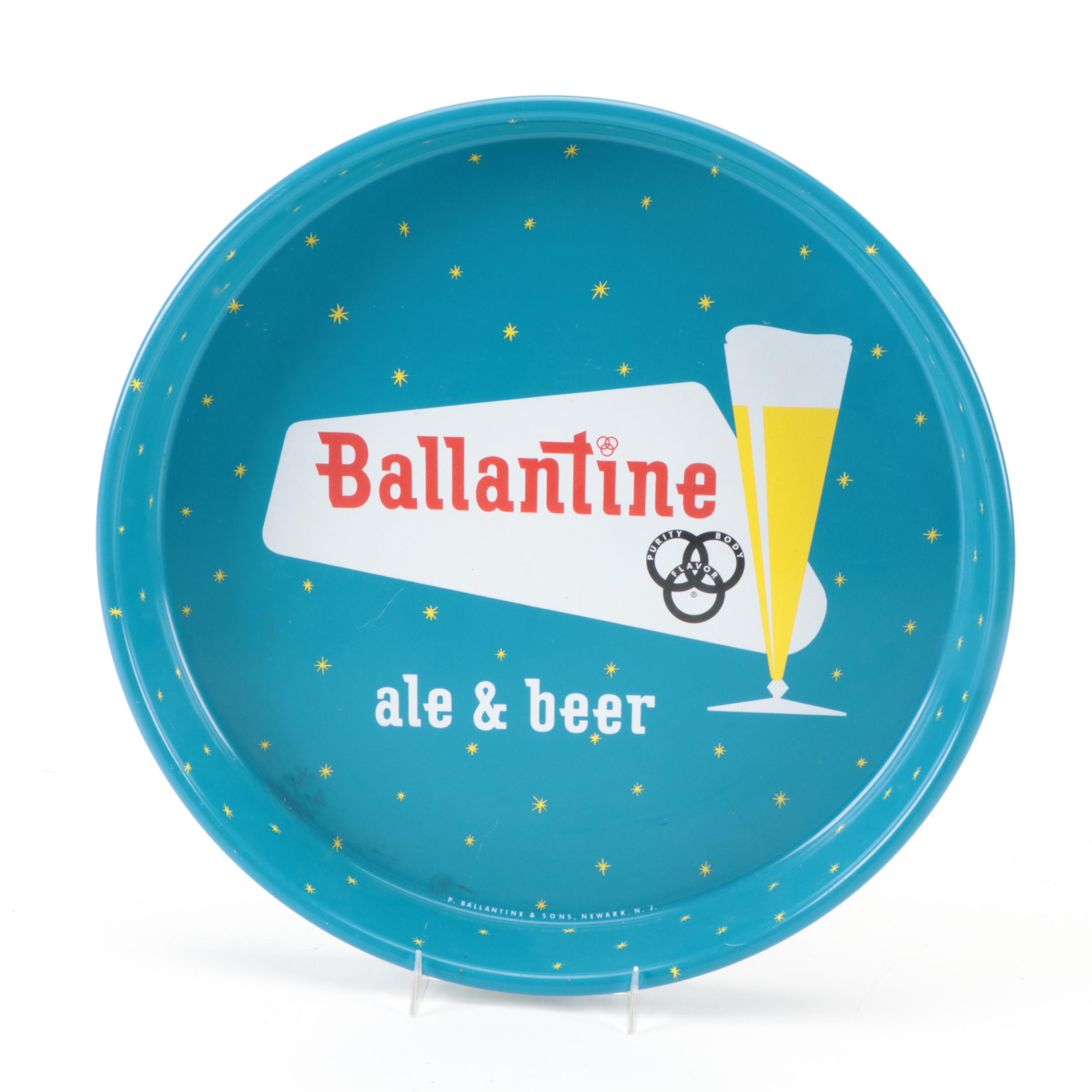 Baseball Stickers, Prints, Card Sheets and Elvis Stamps in Ballantine Beer Tray